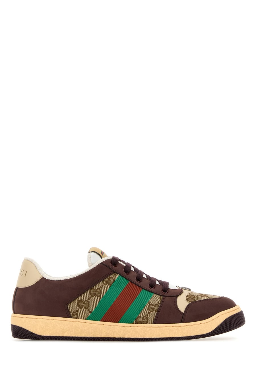 Gucci Sneakers multicolor in pelle e tessuto GG