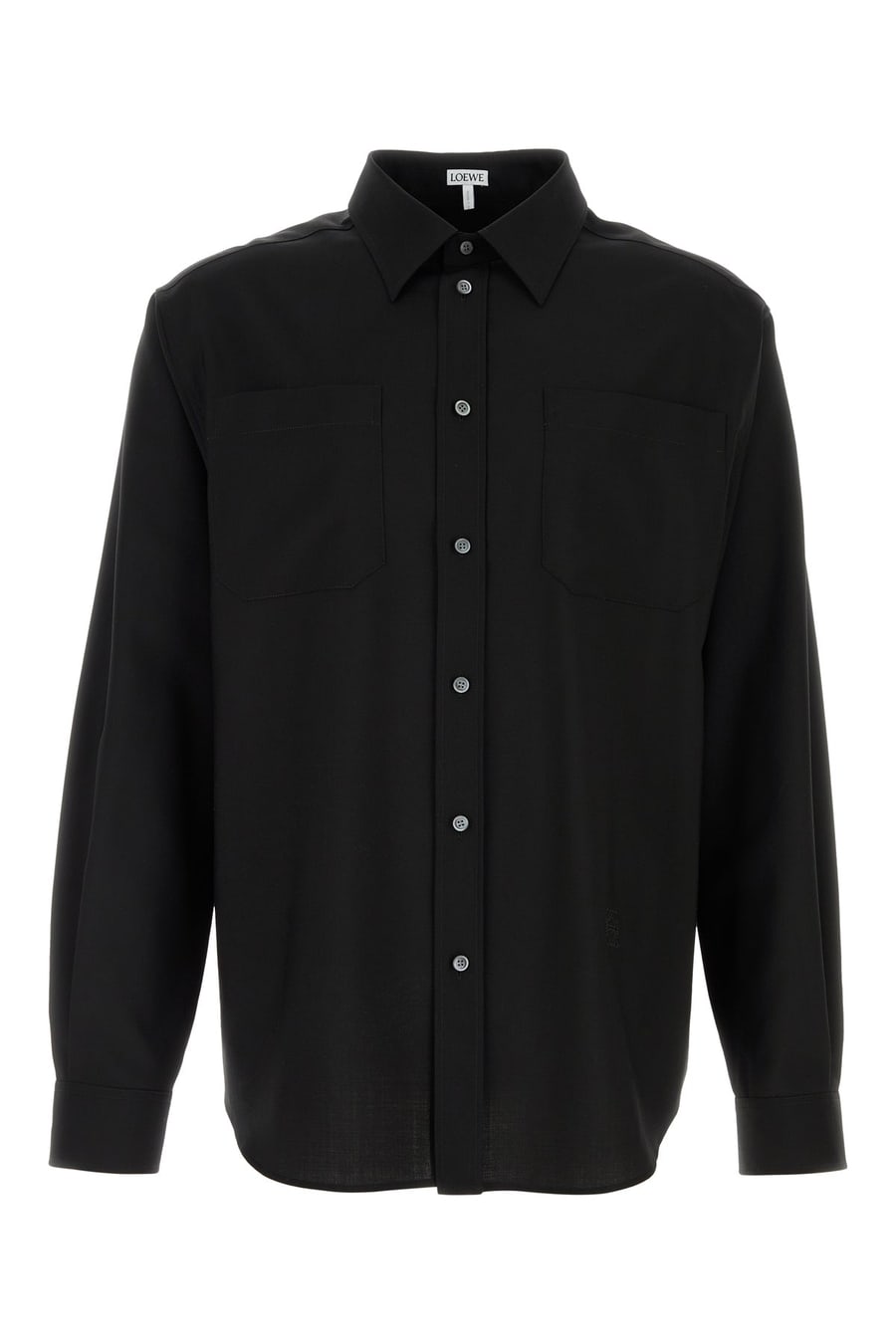 Loewe Camicia in lana nera