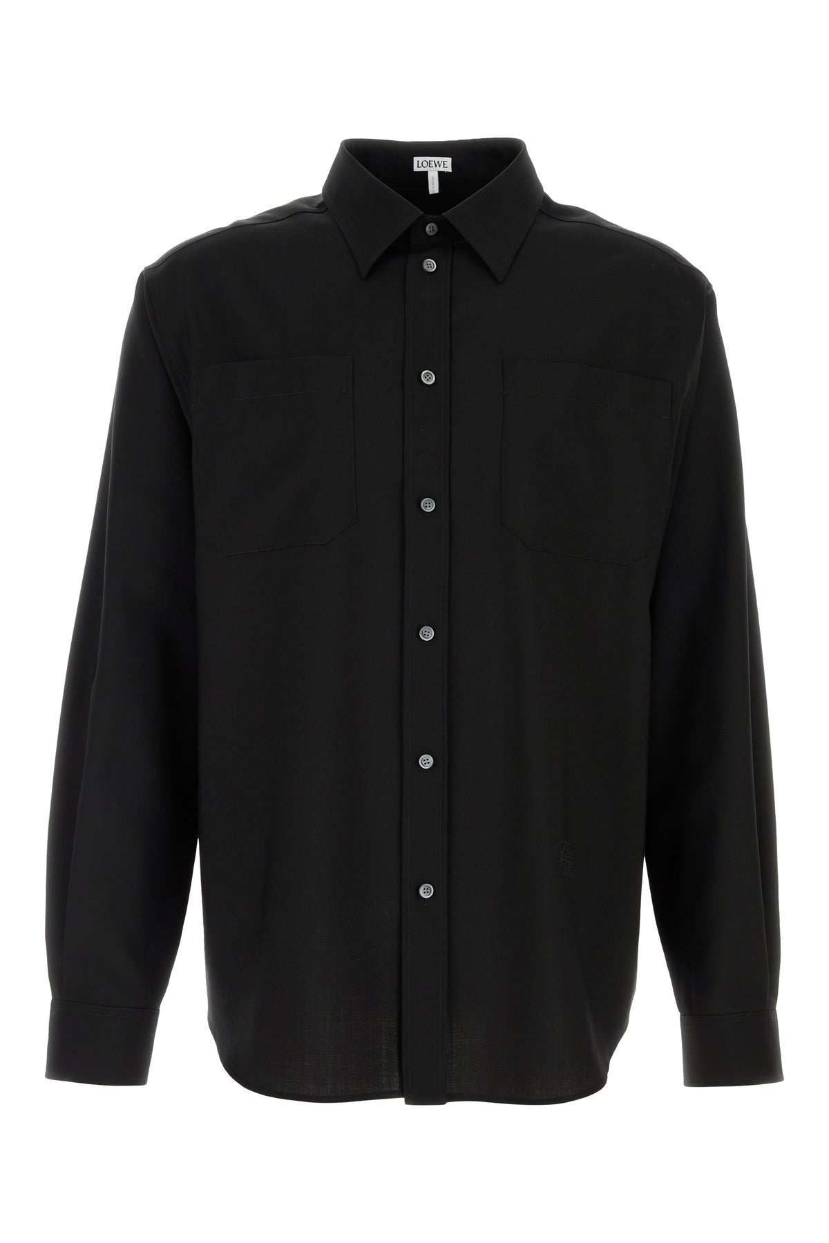 Loewe Camicia in lana nera