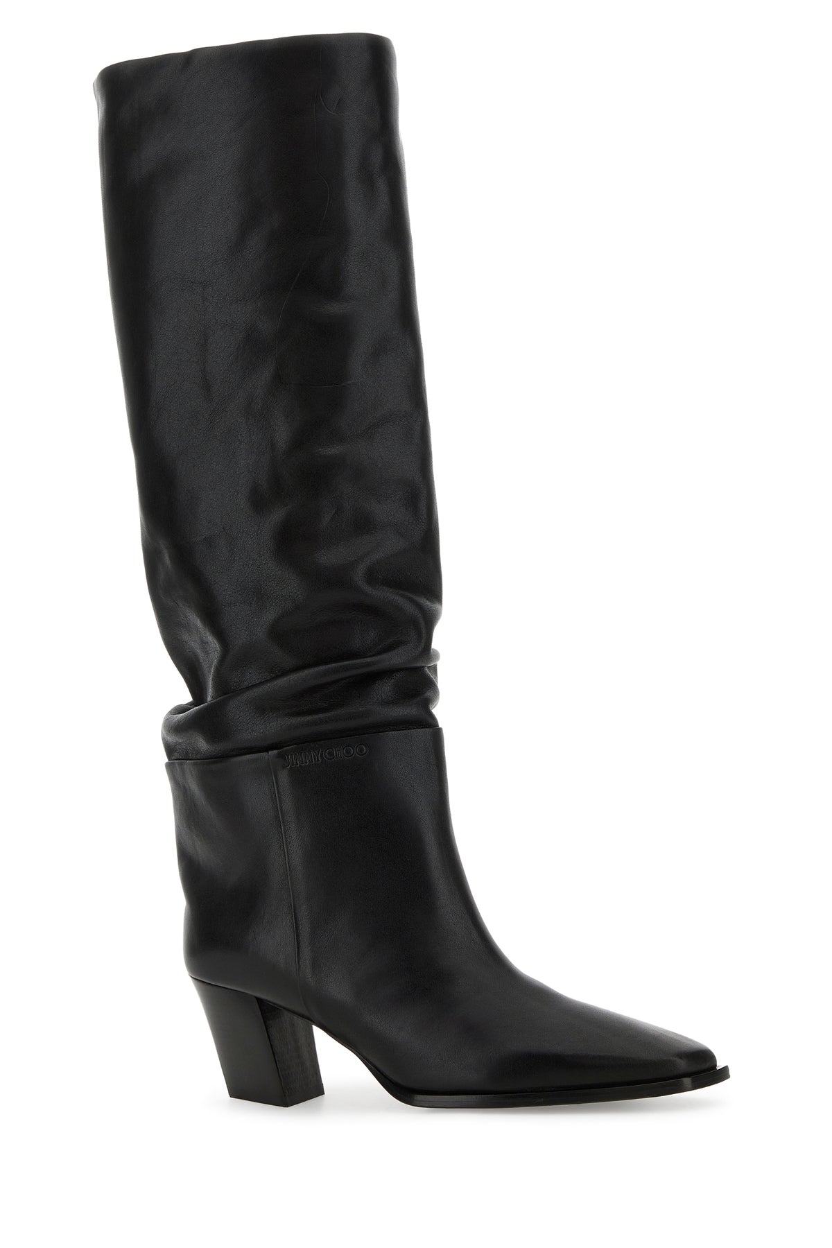 Jimmy Choo Stivali Hart 60 in pelle nera, view 2