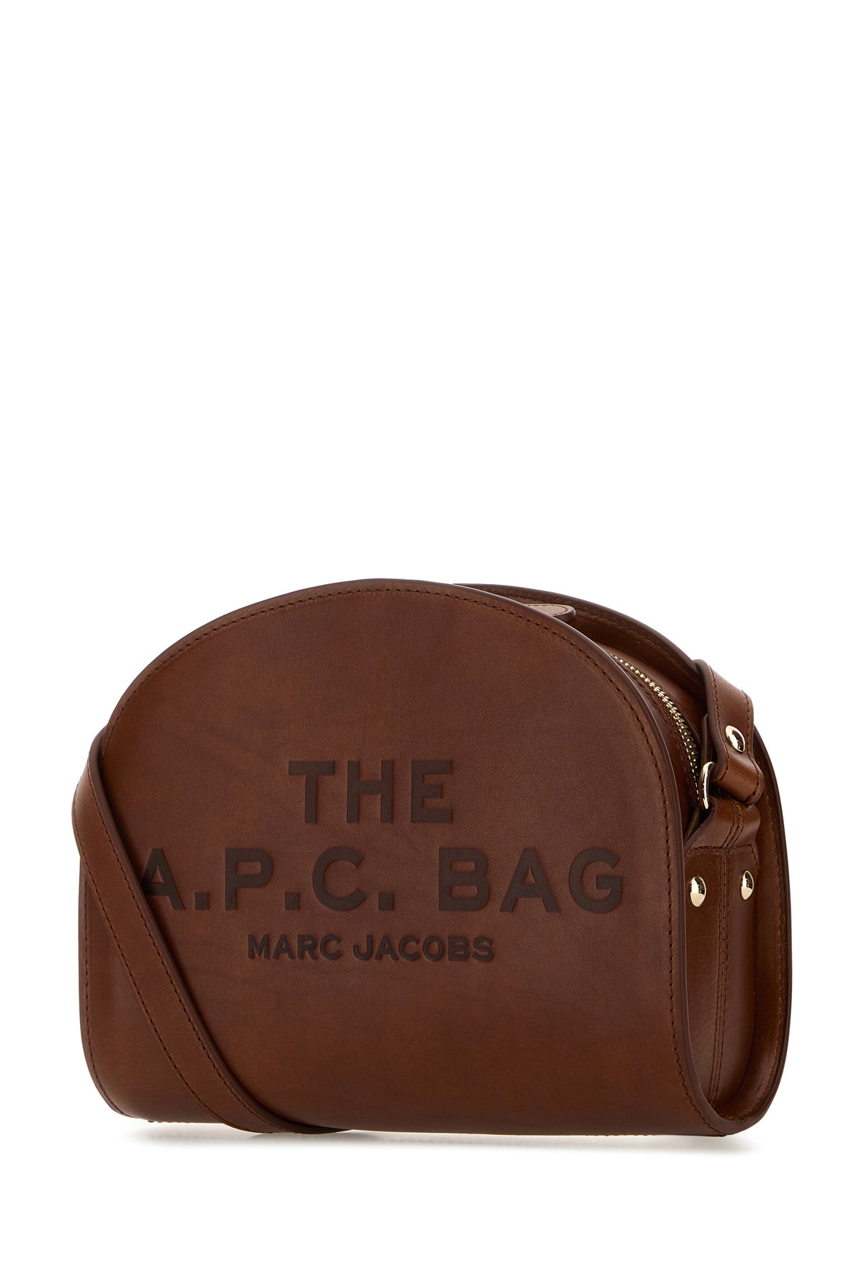 A.P.C. Borsa a tracolla Demi Lune A.P.C. x Marc Jacobs in pelle marrone, view 2