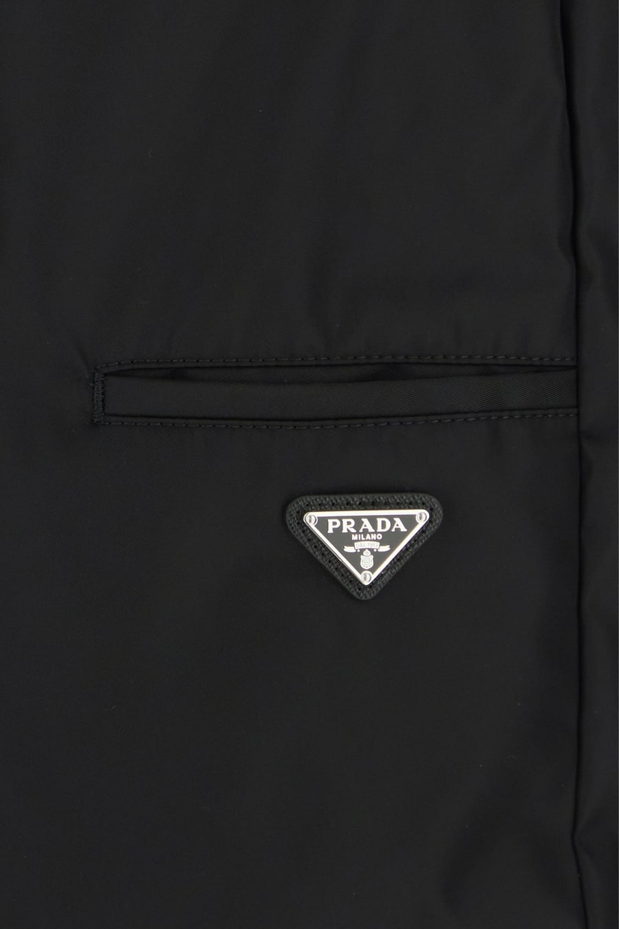 Prada Bermuda in Re-Nylon nero, view 3
