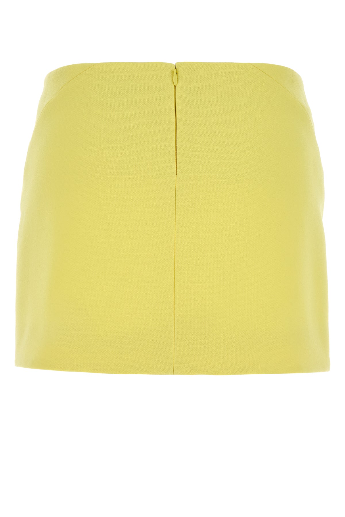 Givenchy Minigonna in crepe stretch gialla, view 2