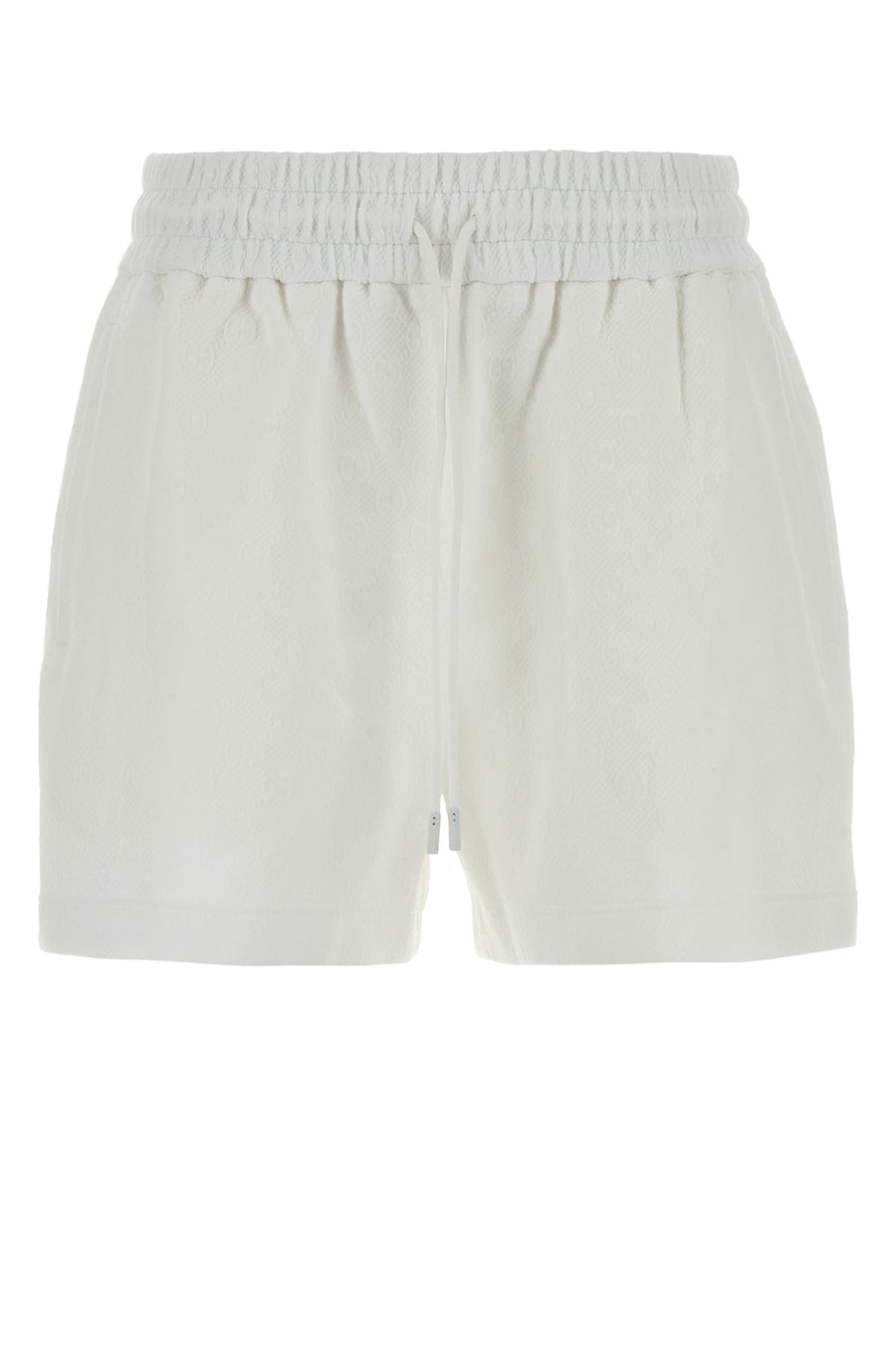Gucci Bermuda in nylon stretch bianco