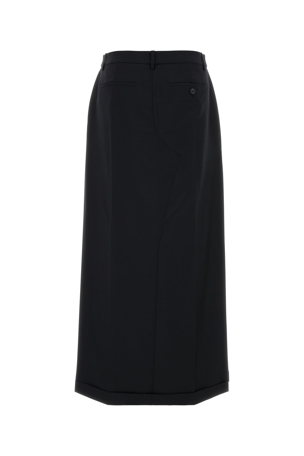 ALEXANDER WANG Gonna pantalone in misto lana nera, view 2