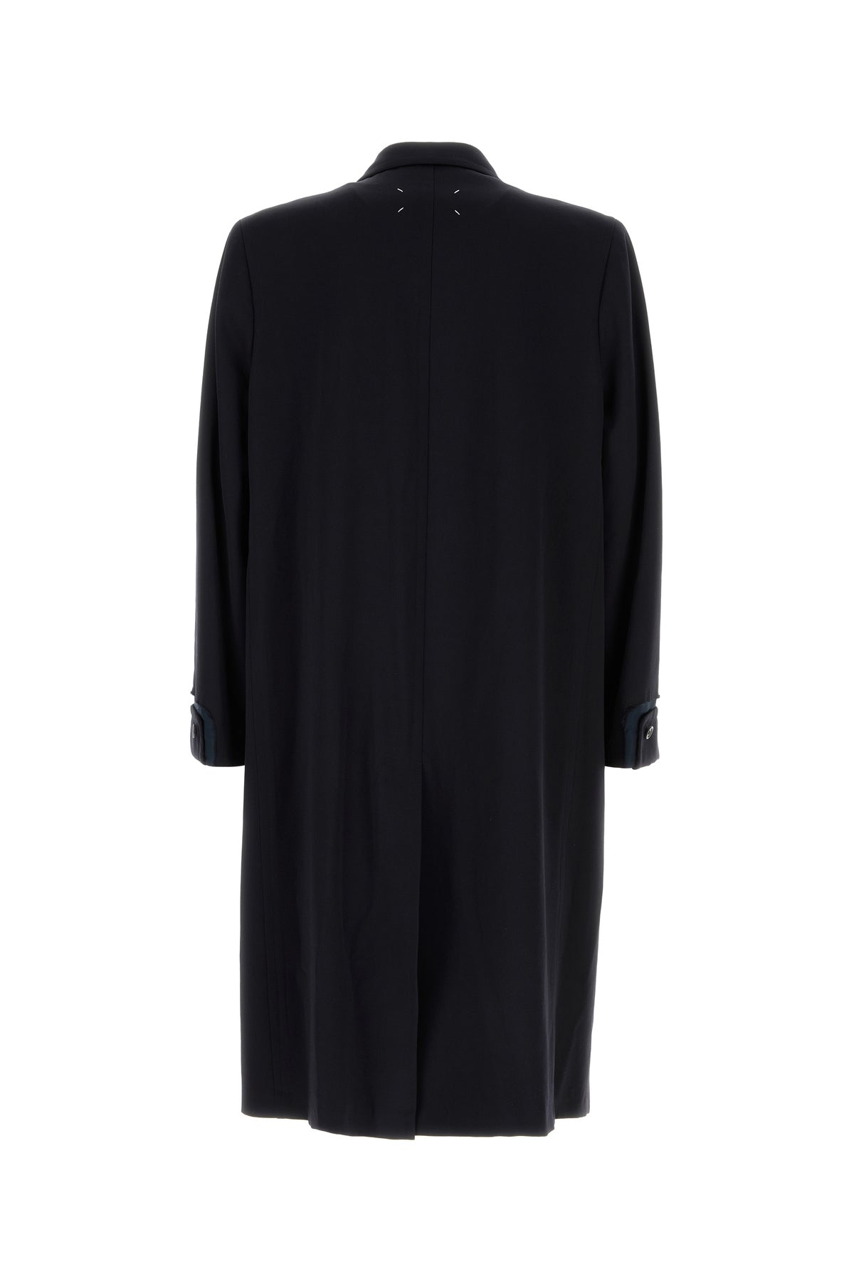 Maison Margiela Cappotto in lana blu notte, view 2