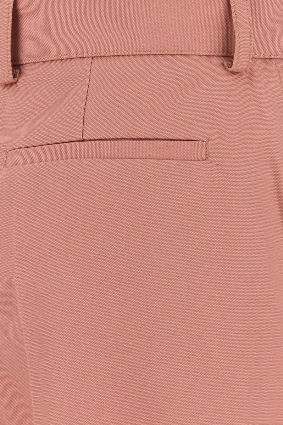 Chloé Pantalone palazzo in cotone rosa scuro, view 5
