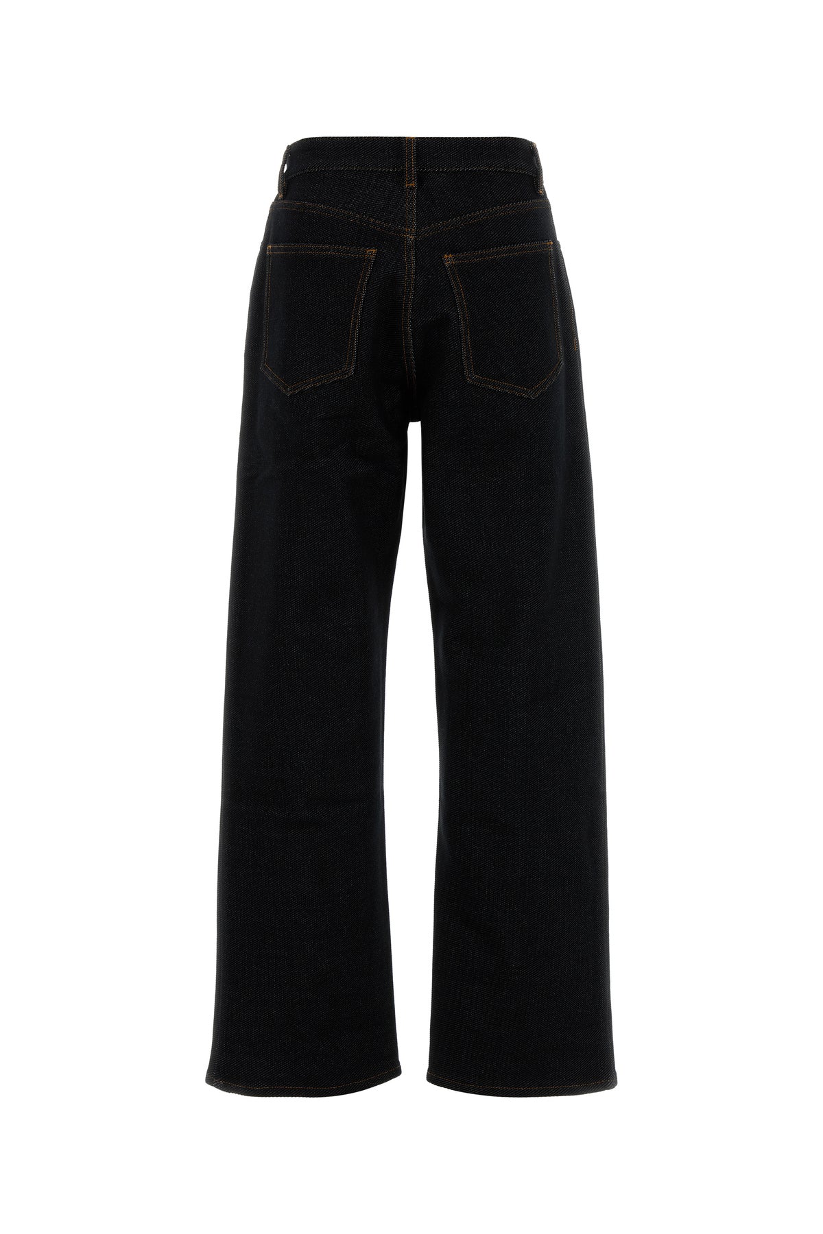 Alaïa Jeans in denim stretch blu notte, view 2