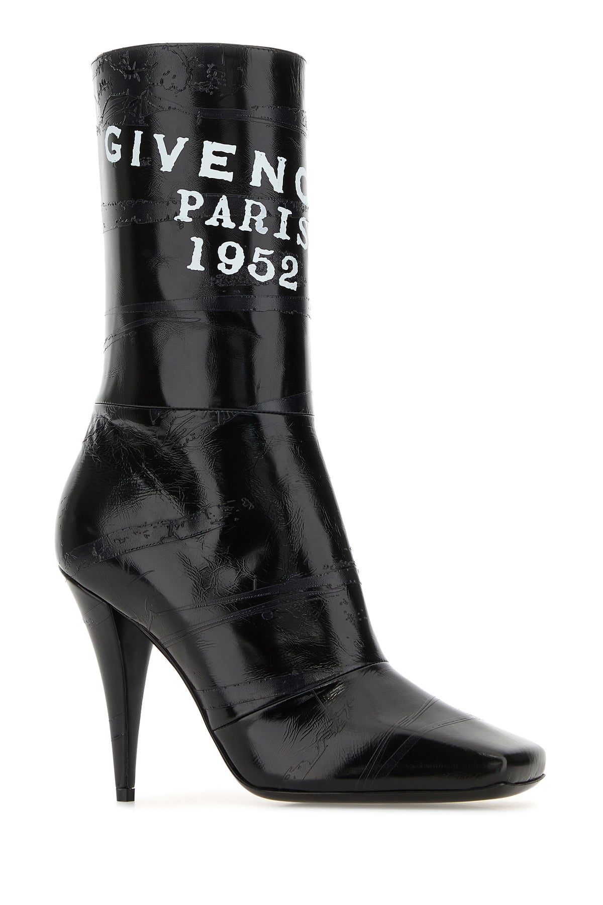 Givenchy Stivaletti Sliced Square GIVENCHY Tape in pelle nera, view 2