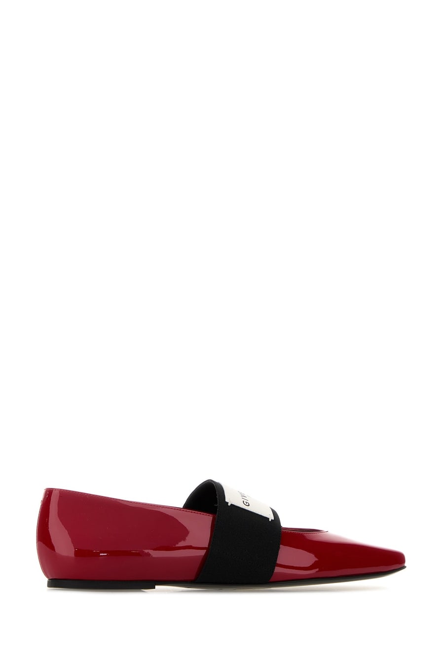 Givenchy Ballerine Squared in pelle rossa, view 3