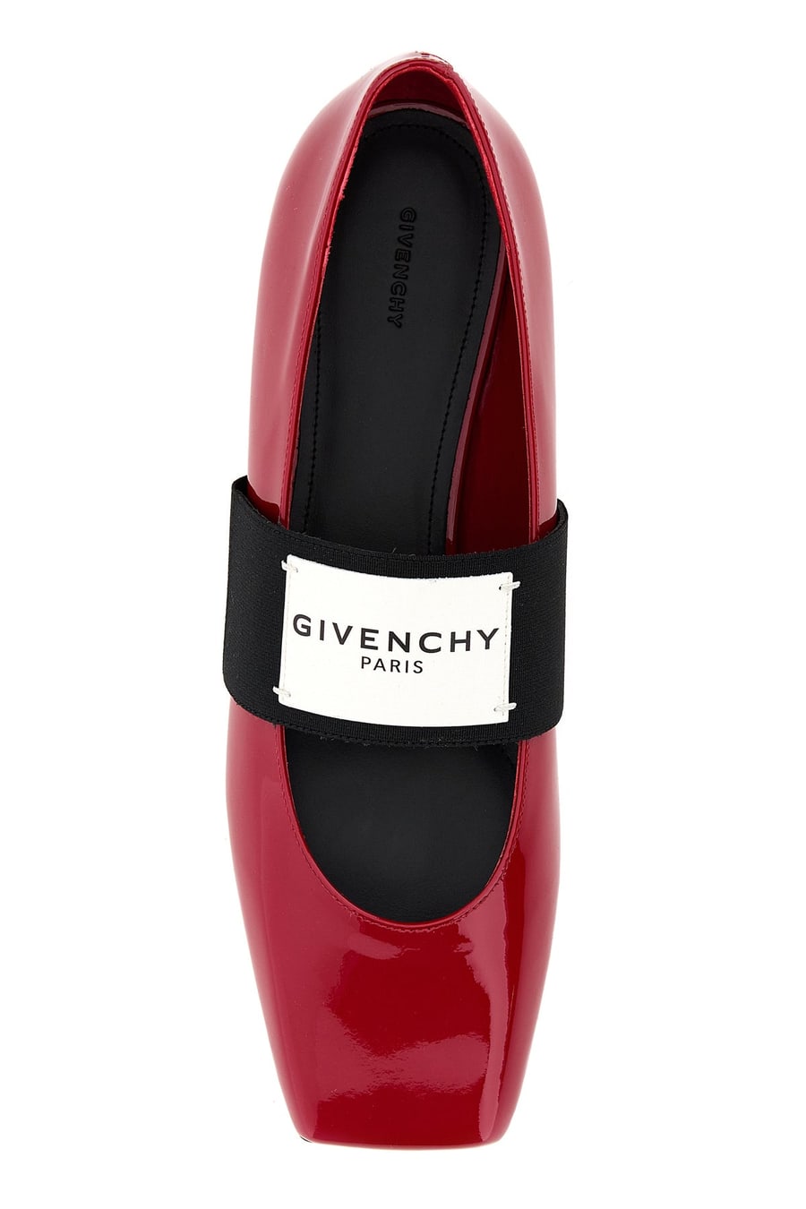 Givenchy Ballerine Squared in pelle rossa, view 4