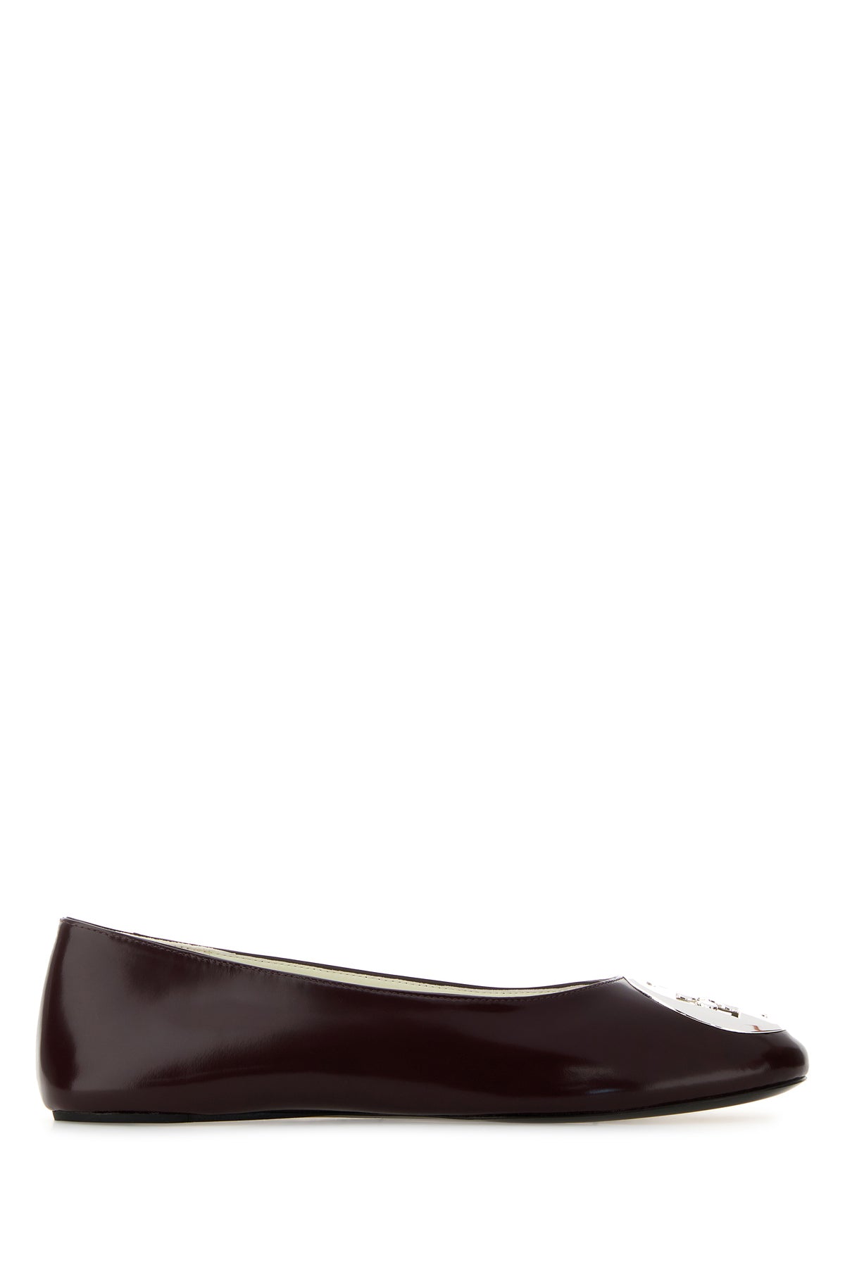 Tory Burch Ballerine Reva in pelle bordeaux