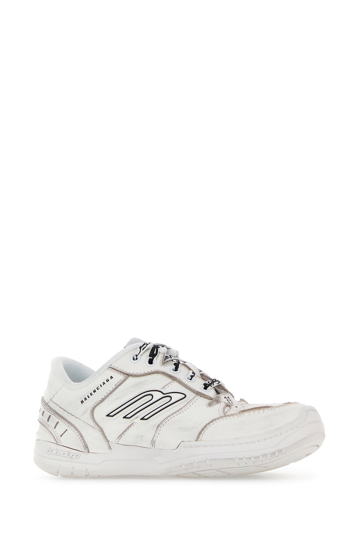 Balenciaga Sneakers Hamptons in pelle bianca, view 2