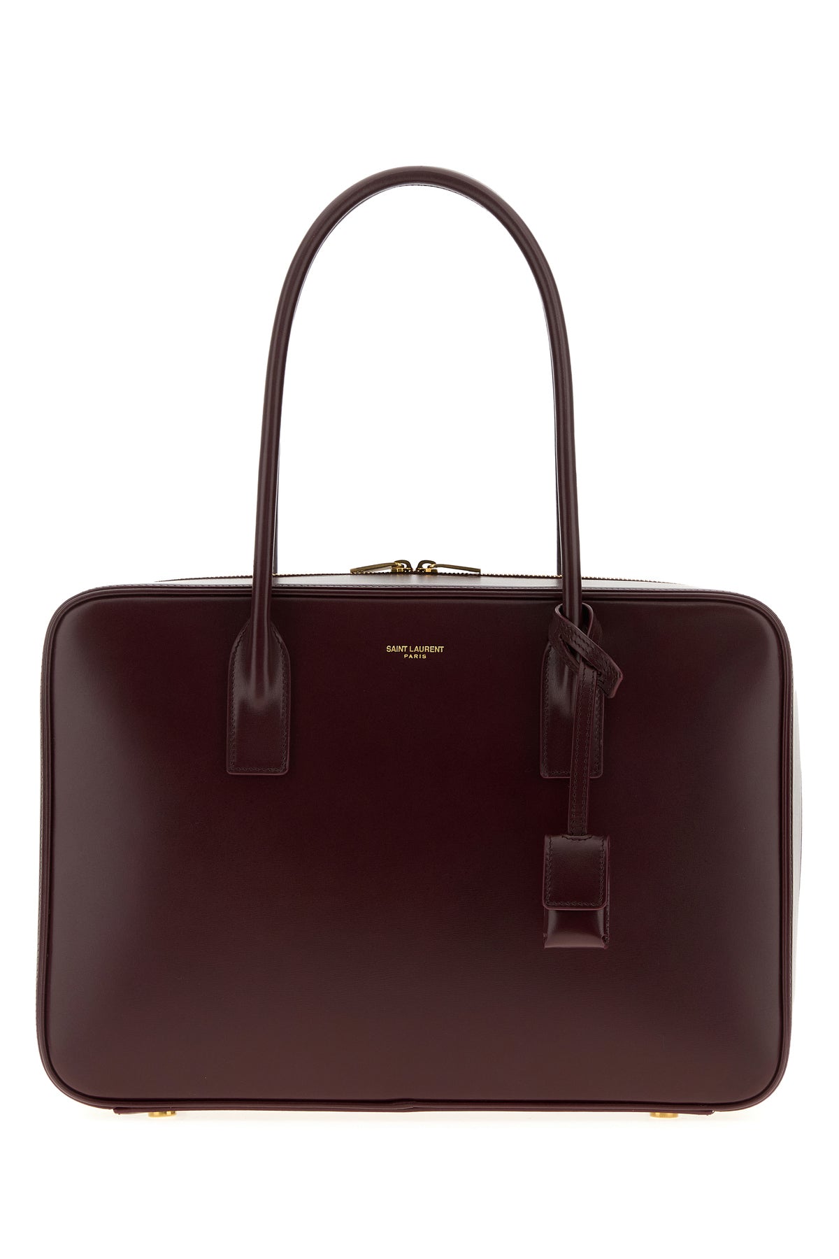 Saint Laurent Borsa a mano Sac De Jour in pelle vinaccia