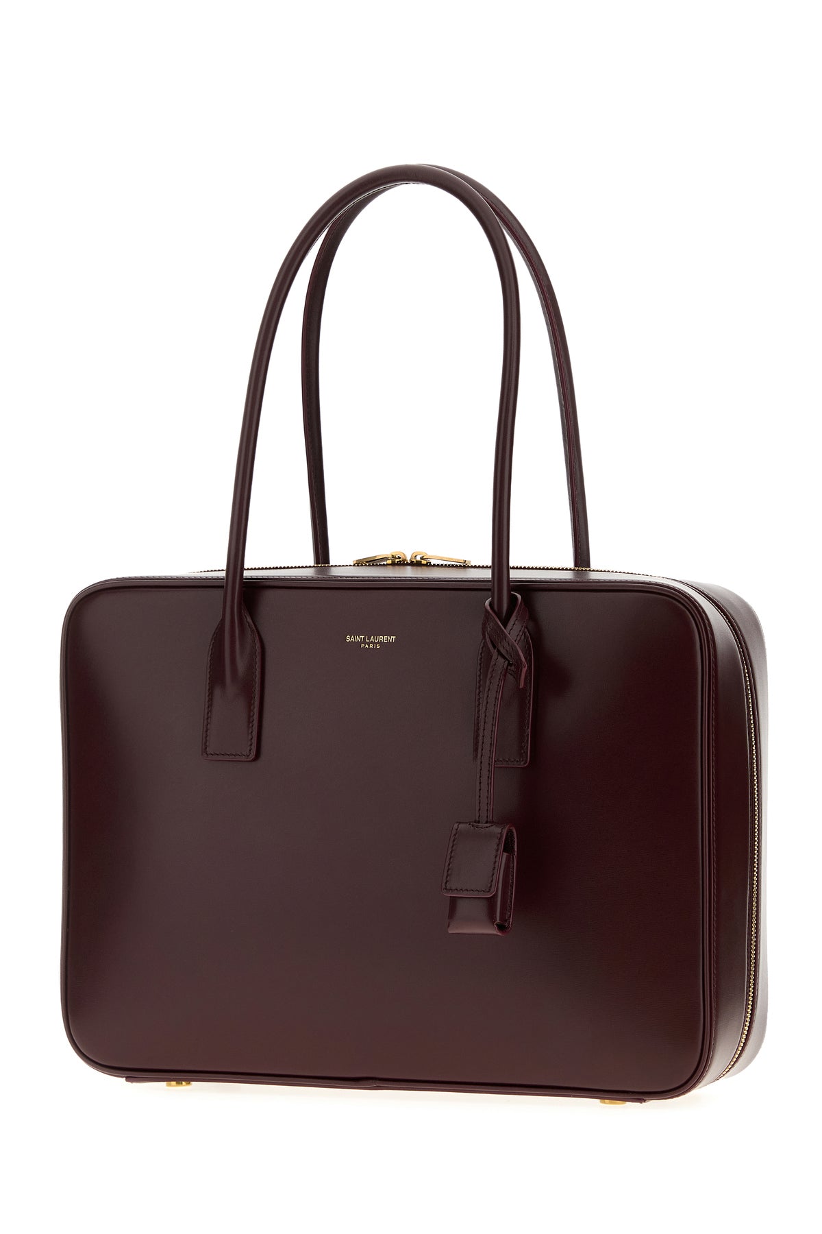 Saint Laurent Borsa a mano Sac De Jour in pelle vinaccia, view 2
