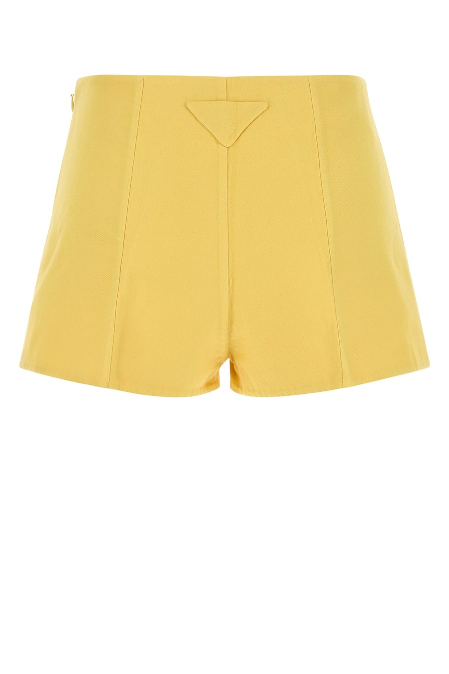 Prada Shorts in cotone giallo, view 2