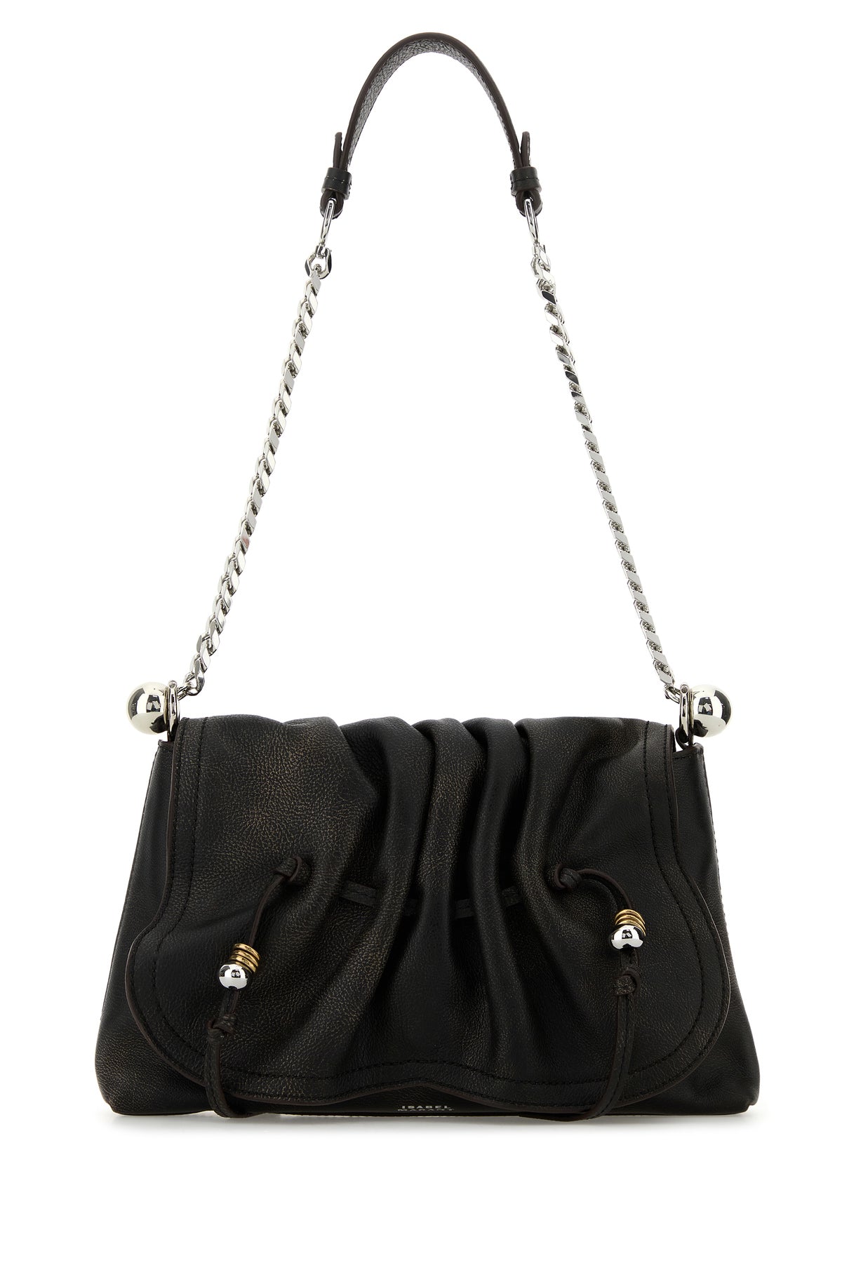 Isabel Marant Borsa a spalla Bolton in pelle testa di moro
