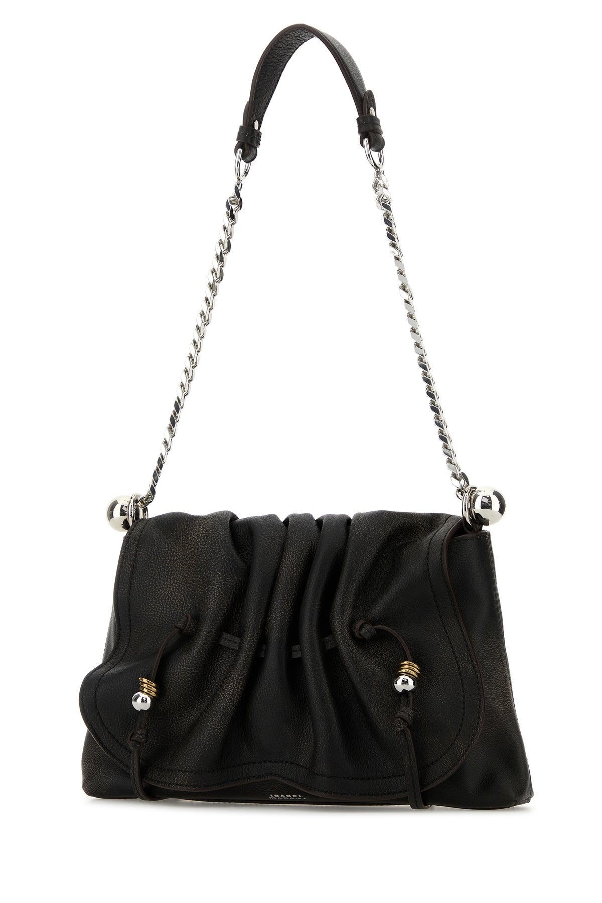 Isabel Marant Borsa a spalla Bolton in pelle testa di moro, view 2