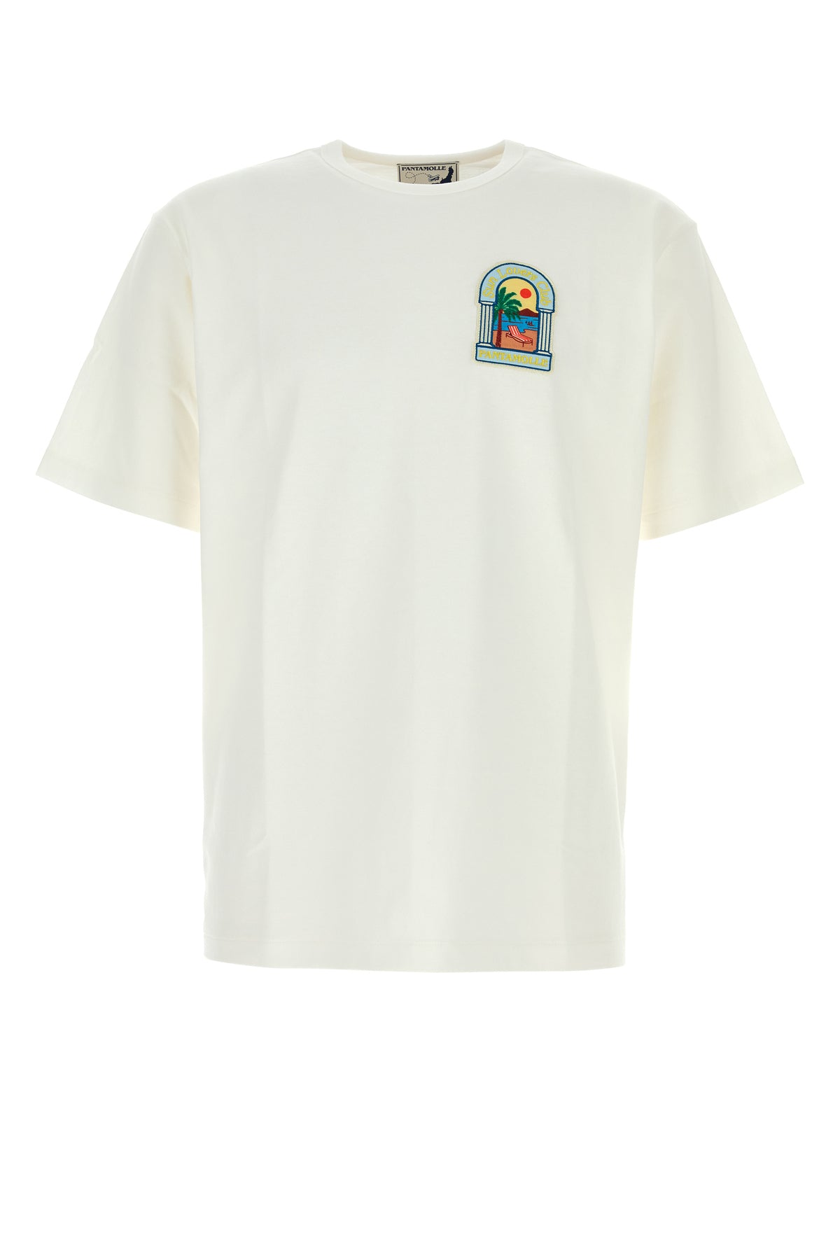 PANTAMOLLE T-shirt in cotone bianco