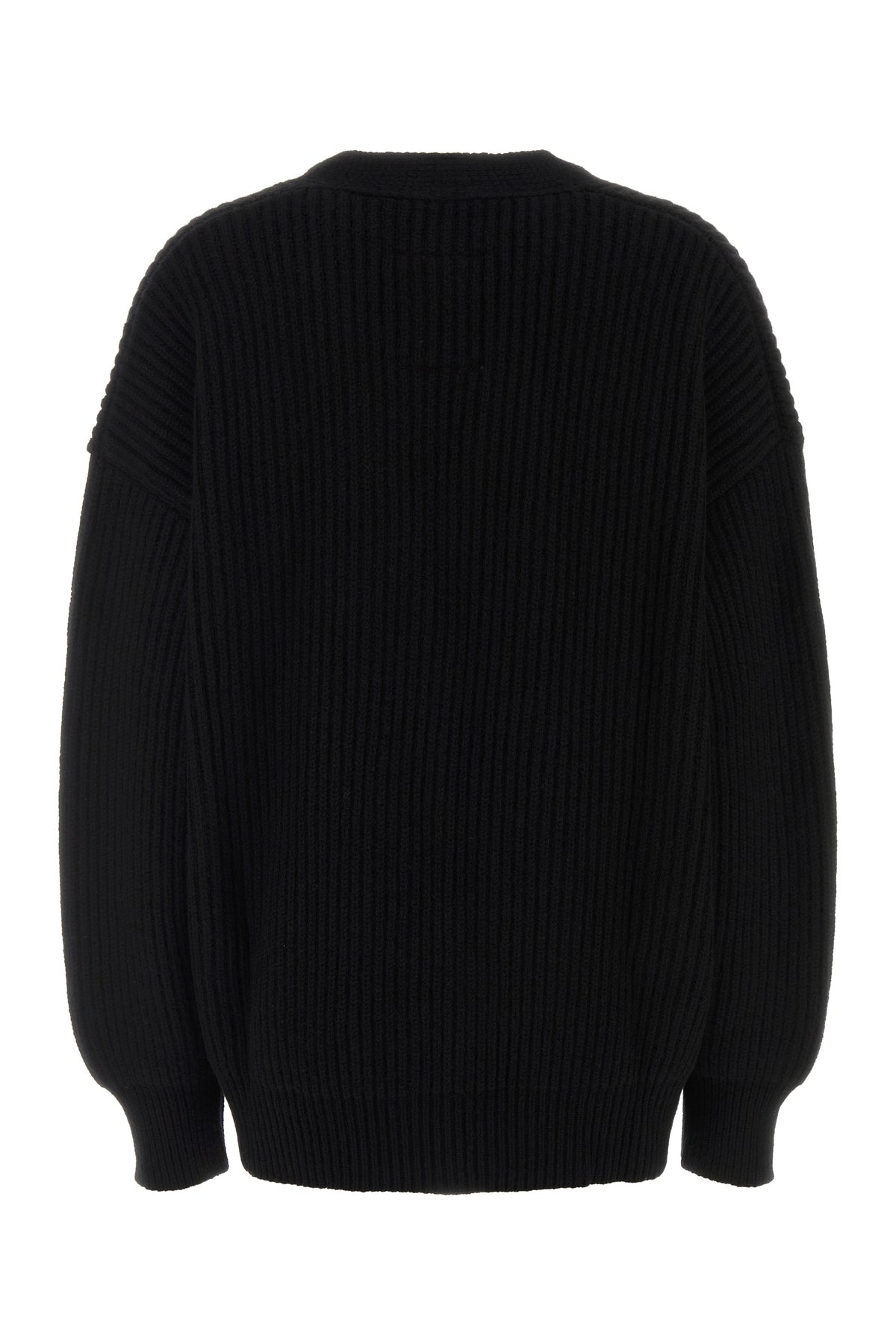 UMA WANG Cardigan oversize in cashmere nero