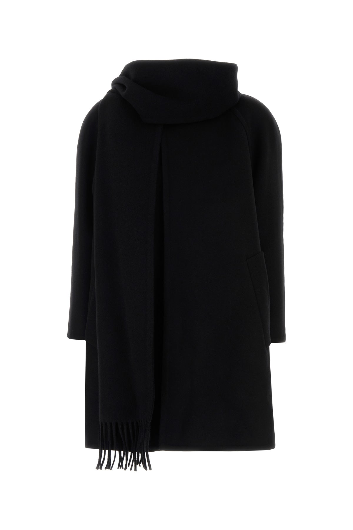 Balenciaga Cappotto in cashmere nero