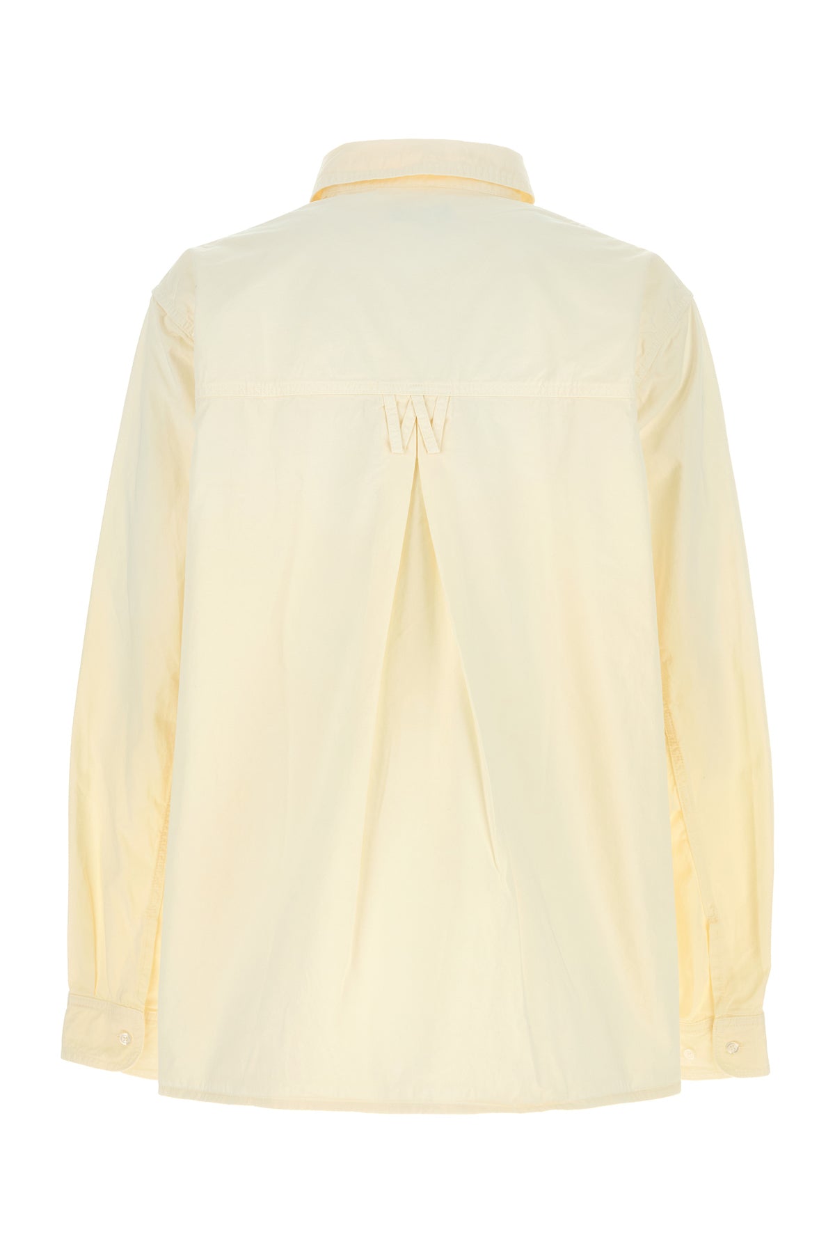 WILLY CHAVARRIA Camicia oversize in cotone crema, view 2