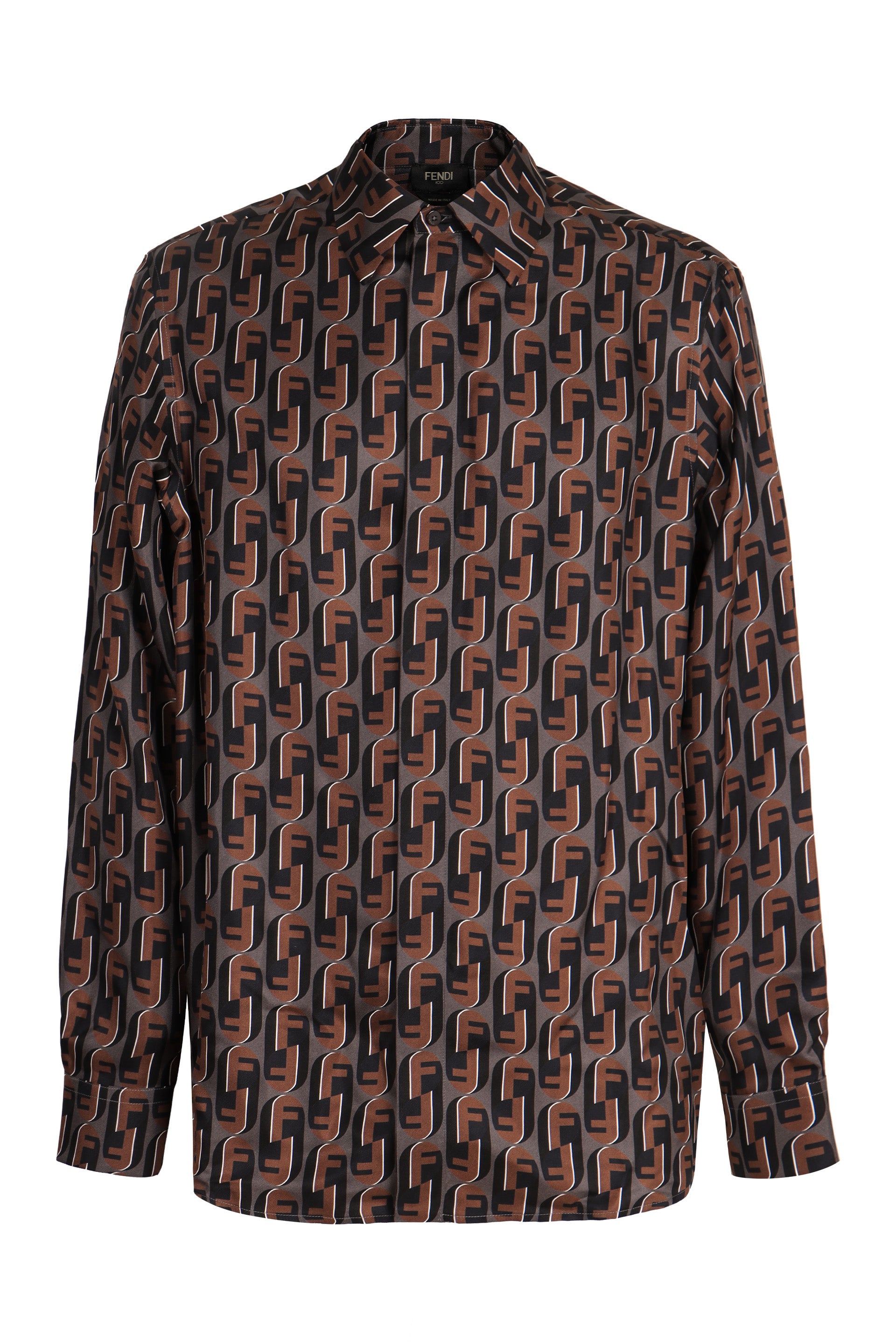 Fendi Camicia in seta stampata