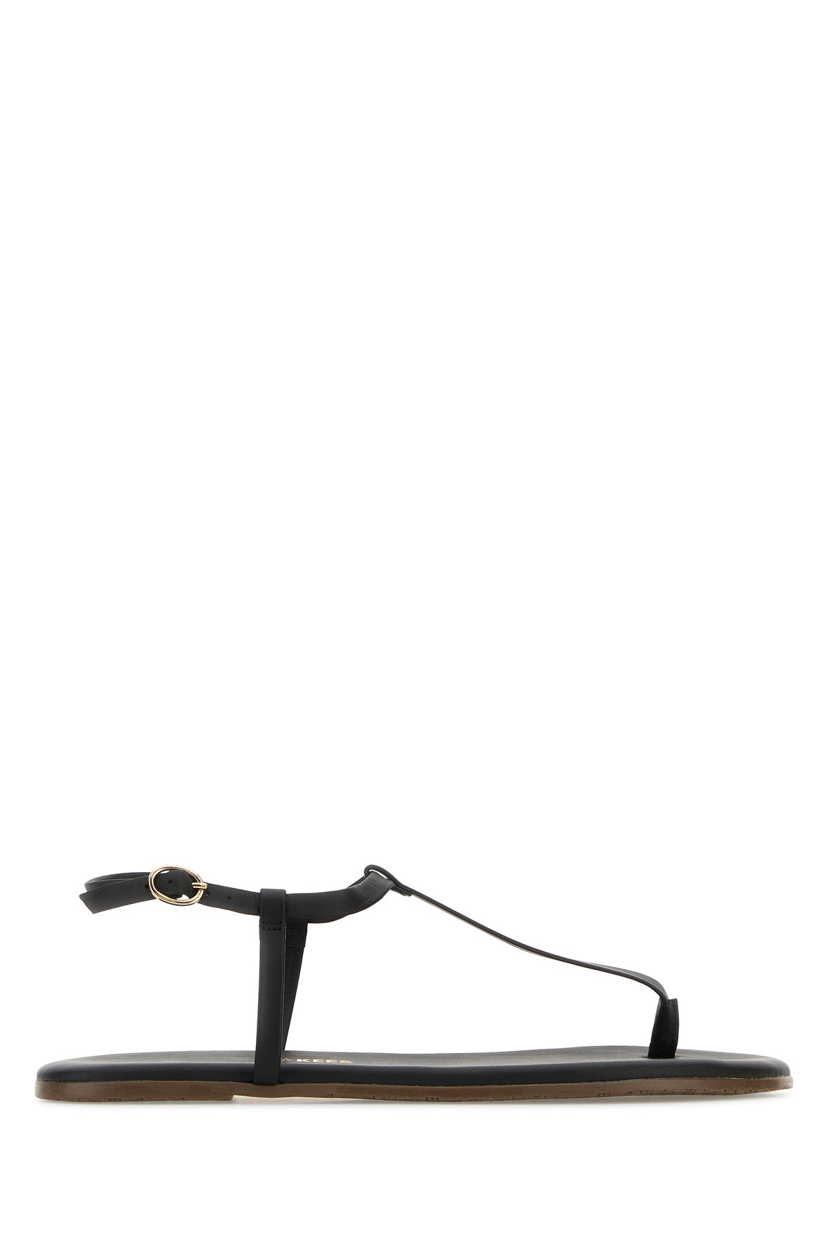 TKEES Sandali infradito Mariana in pelle nera