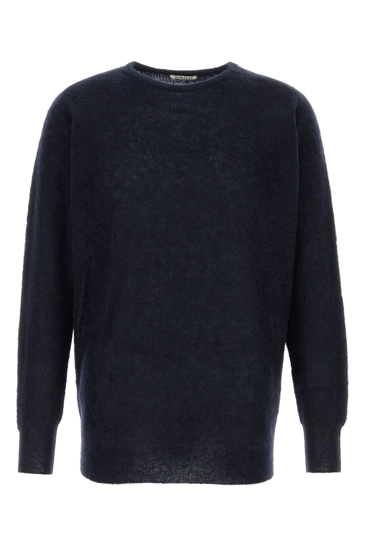 AURALEE Maglione in misto alpaca blu notte