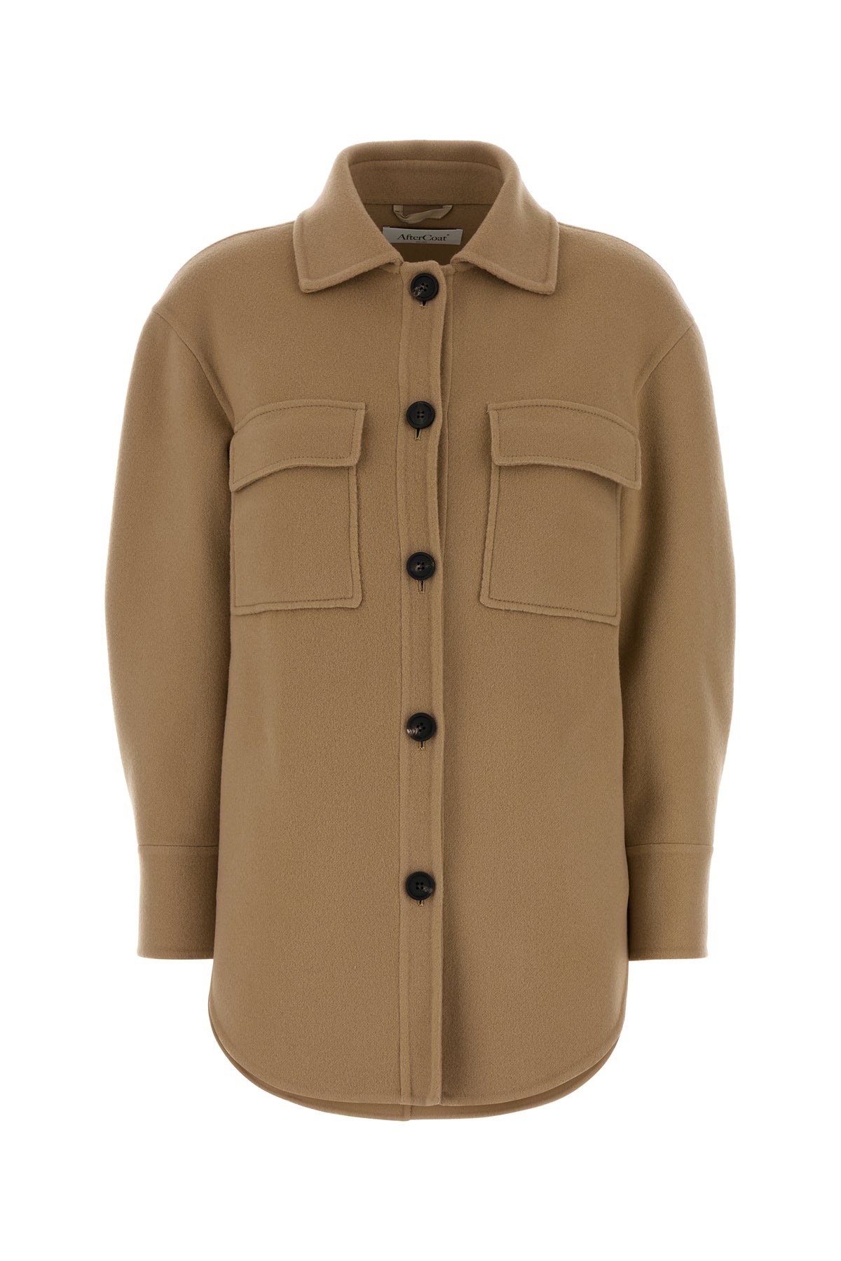AFTERCOAT Cappotto in misto lana beige