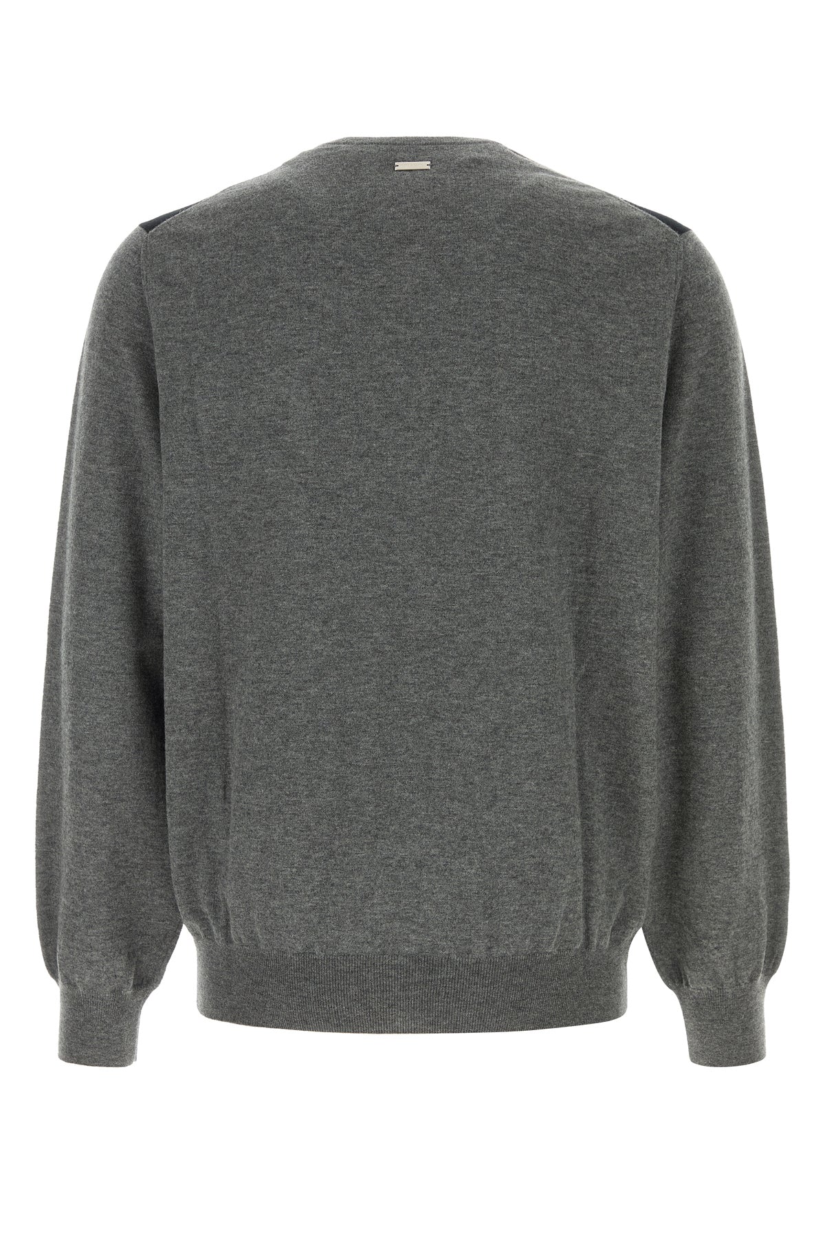 Ferragamo Maglione in lana grigia scura, view 2