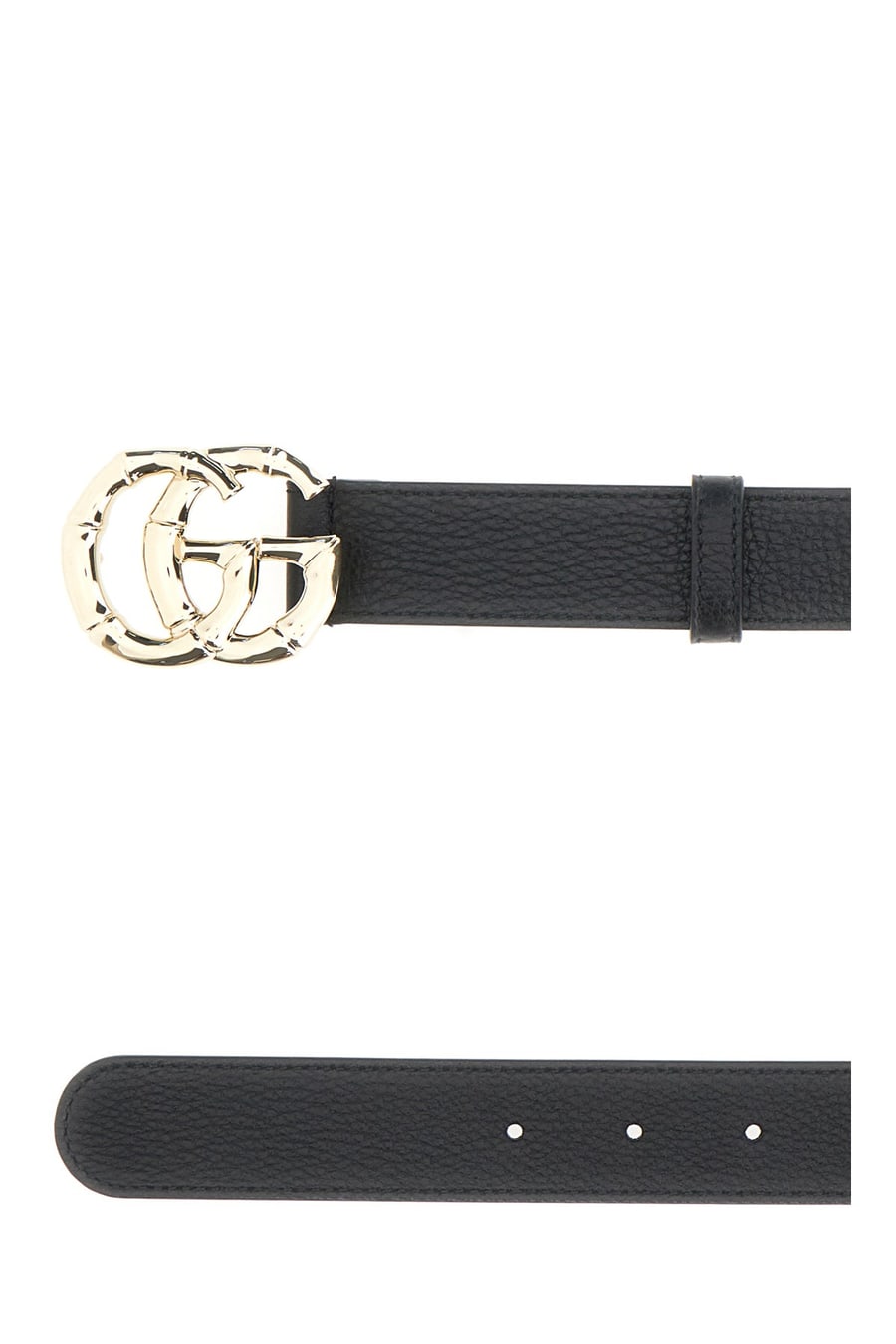 Gucci Cintura in pelle nera, view 2