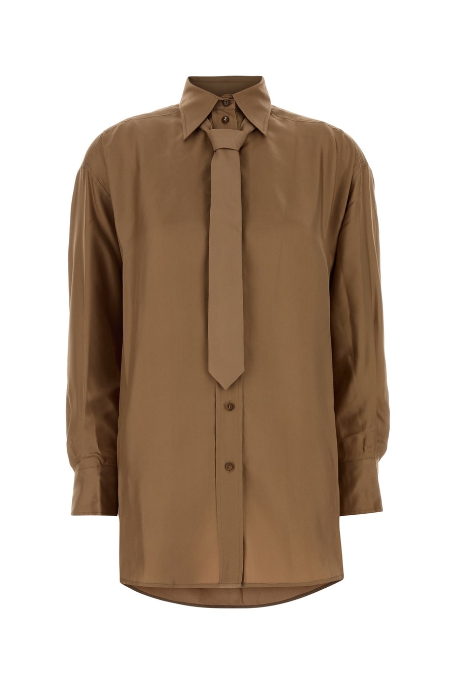 Zimmermann Camicia in seta biscotto