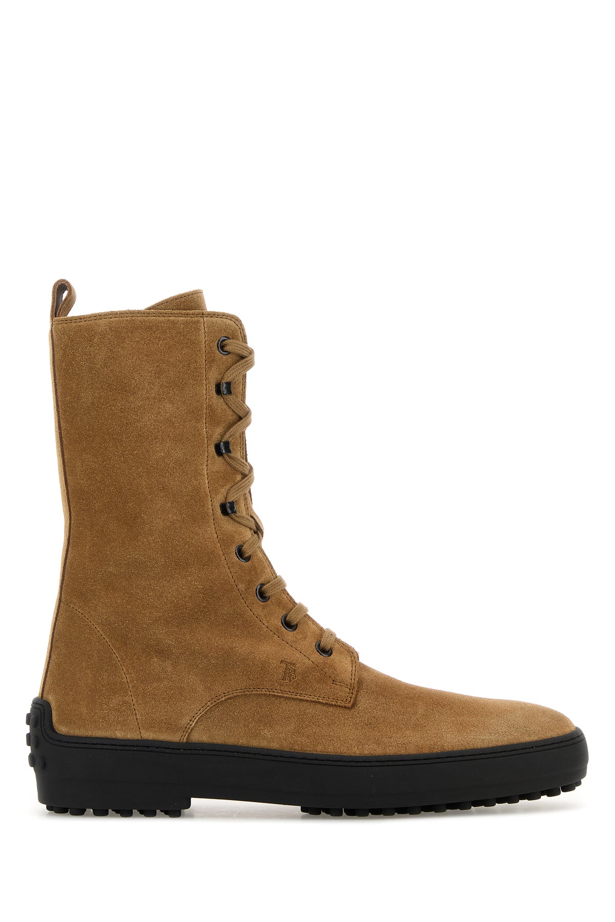 Tod's Stivaletti Winter in pelle scamosciata cammello