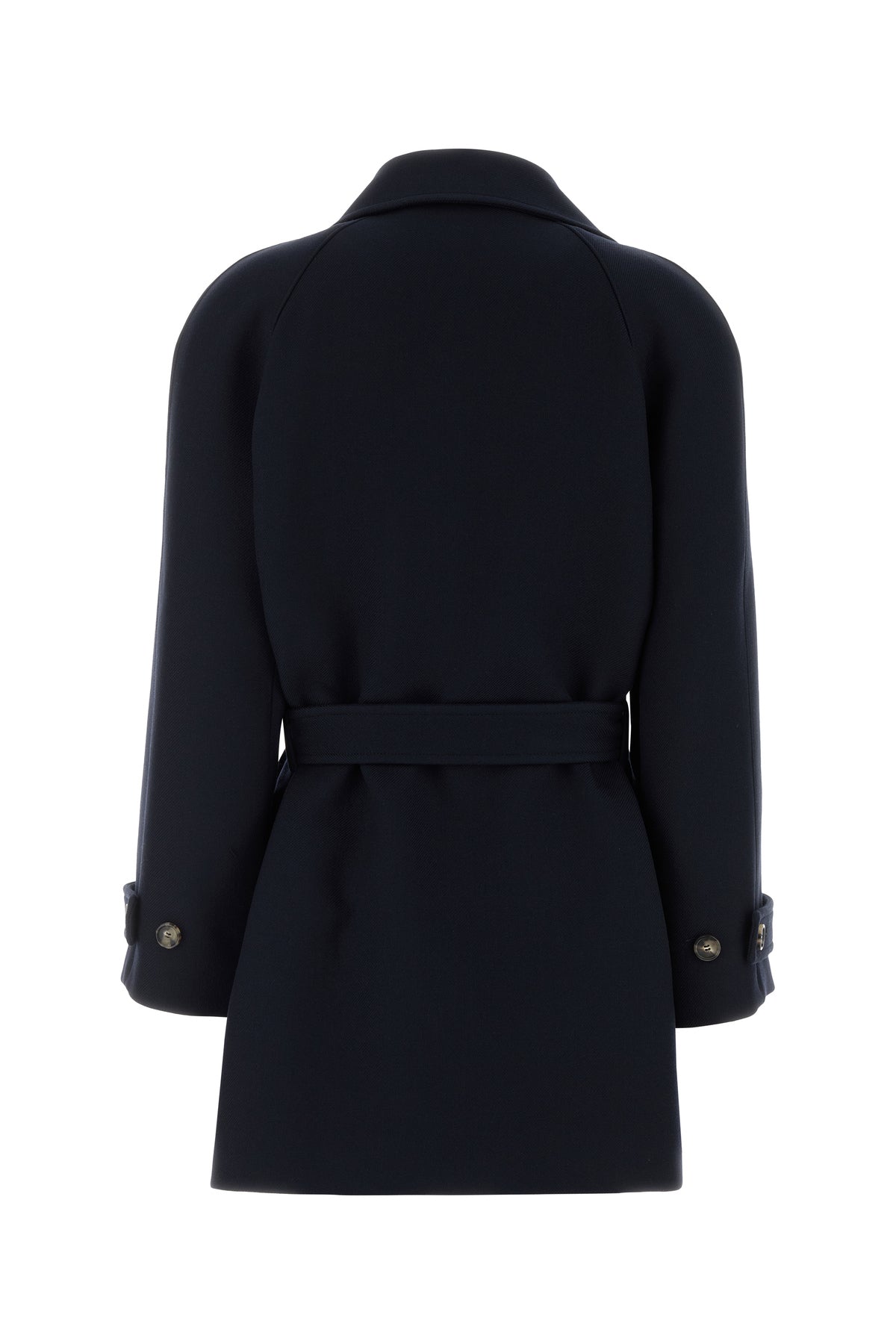 Loewe Cappotto in misto lana blu navy, view 2