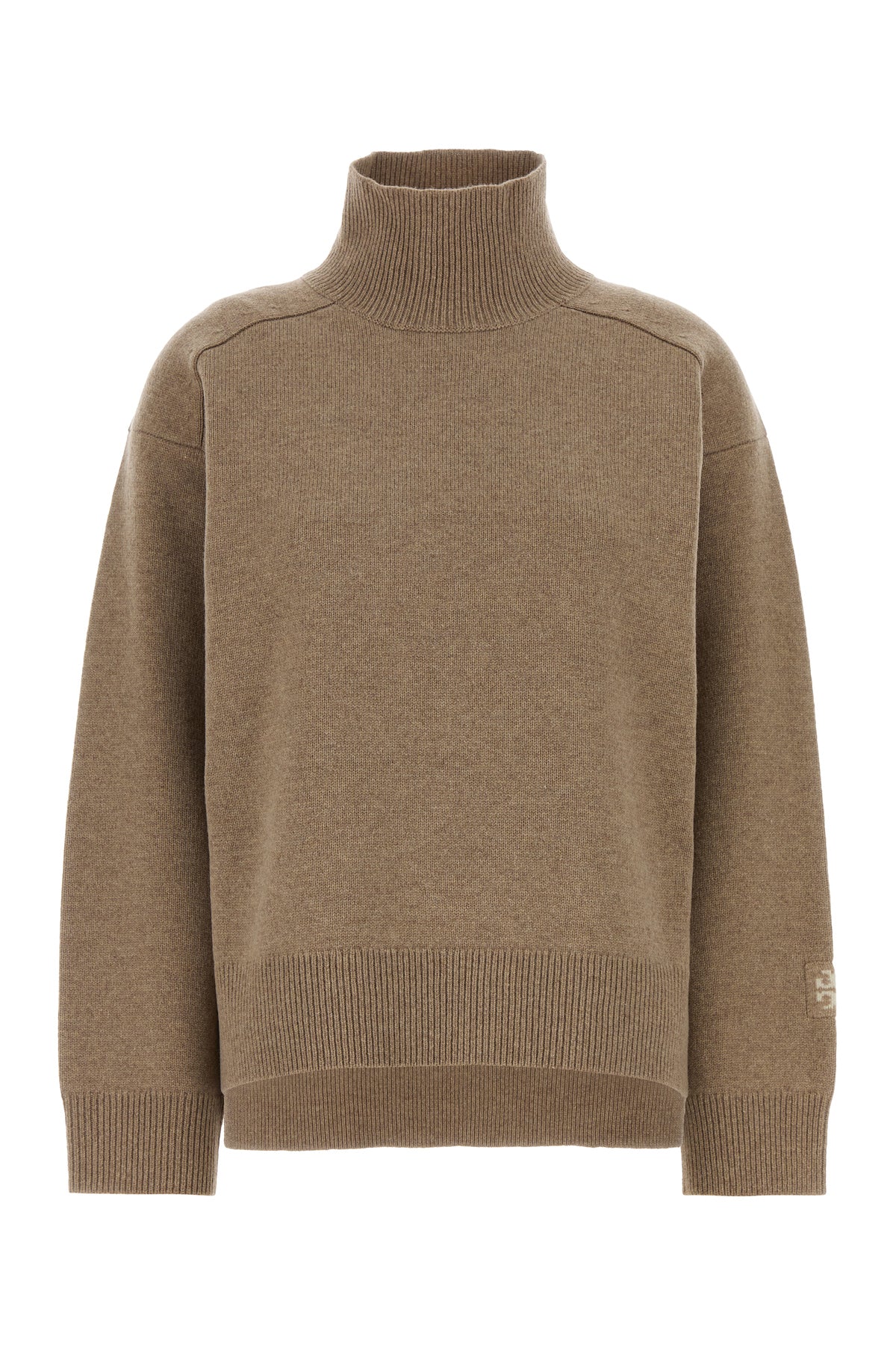 Tory Burch Maglione oversize in lana biscotto