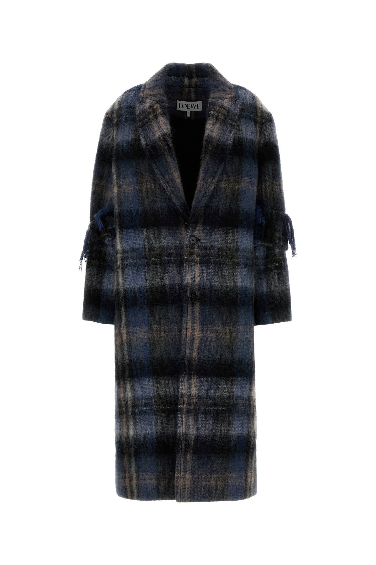 Loewe Cappotto in misto mohair ricamato