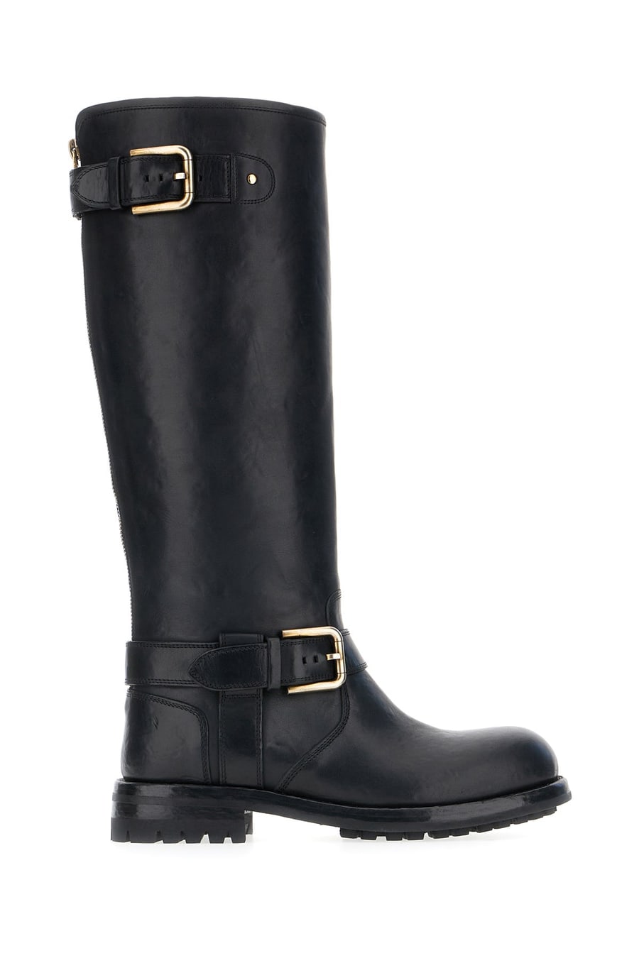 Dolce & Gabbana Stivali in pelle nera