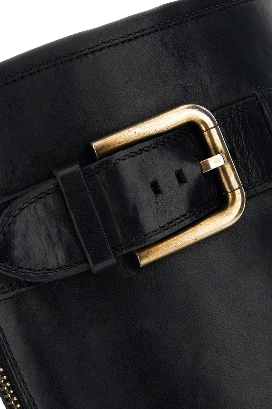 Dolce & Gabbana Stivali in pelle nera, view 4