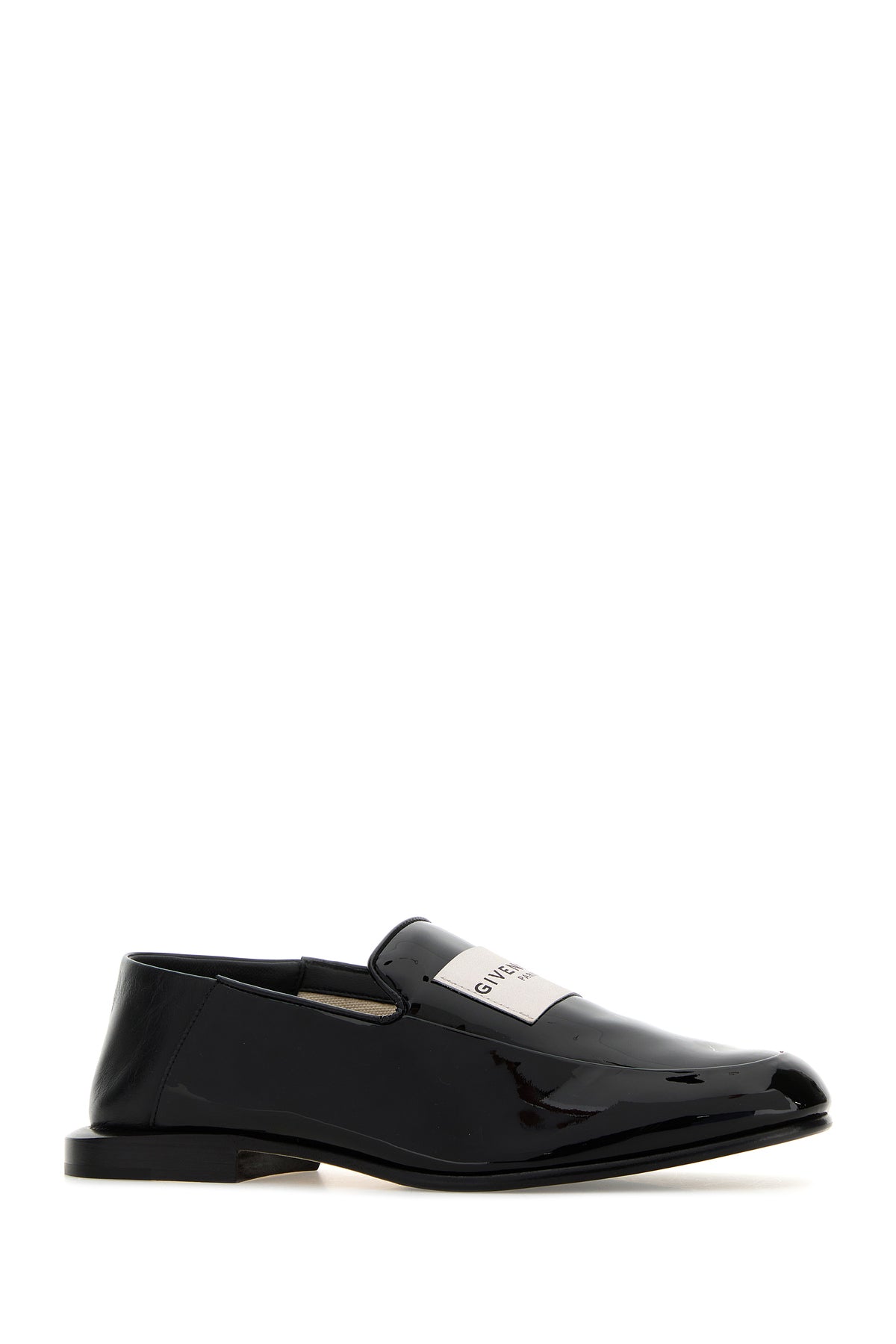 Givenchy Mocassini Label in pelle nera, view 2