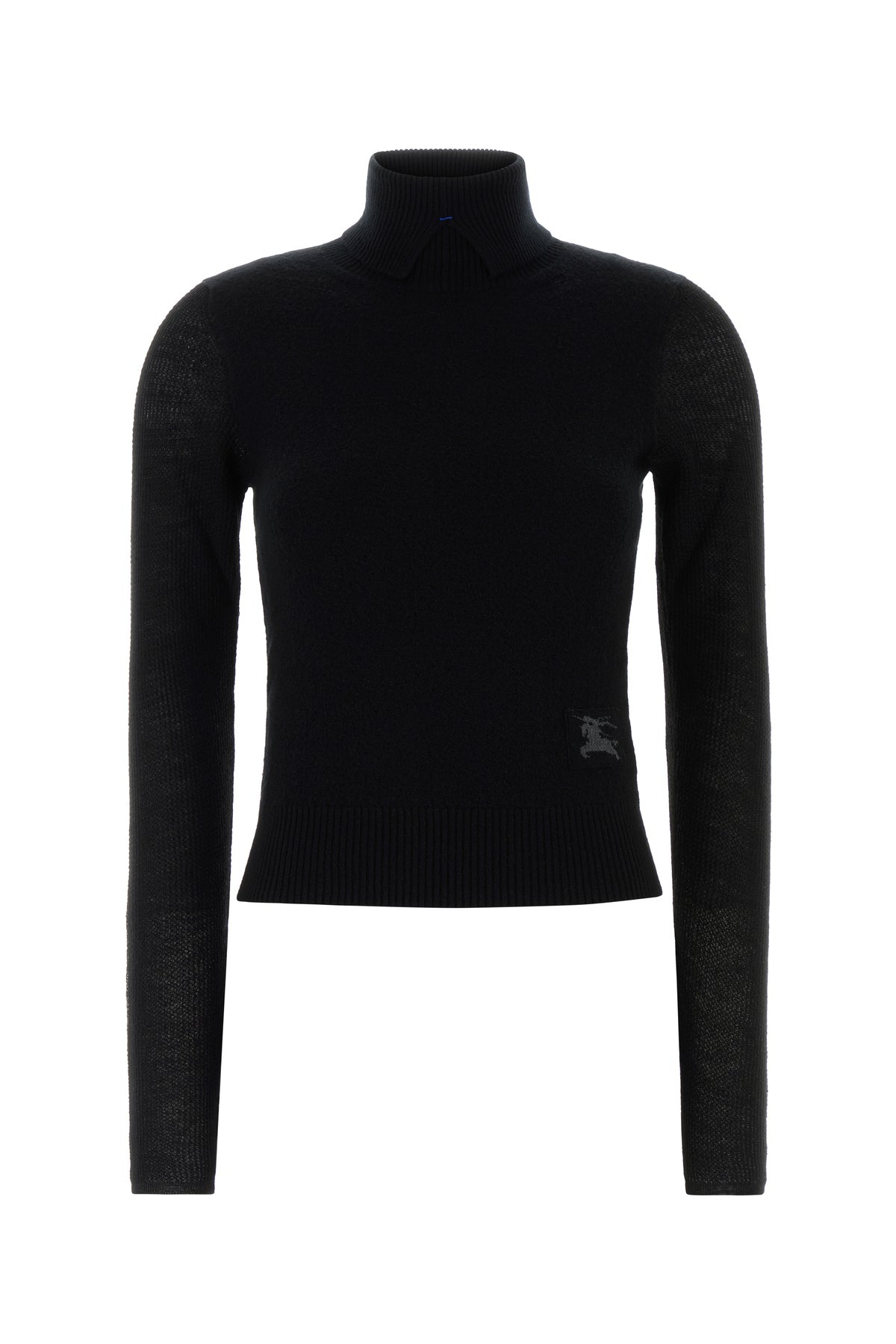 Burberry Maglione in misto lana nera