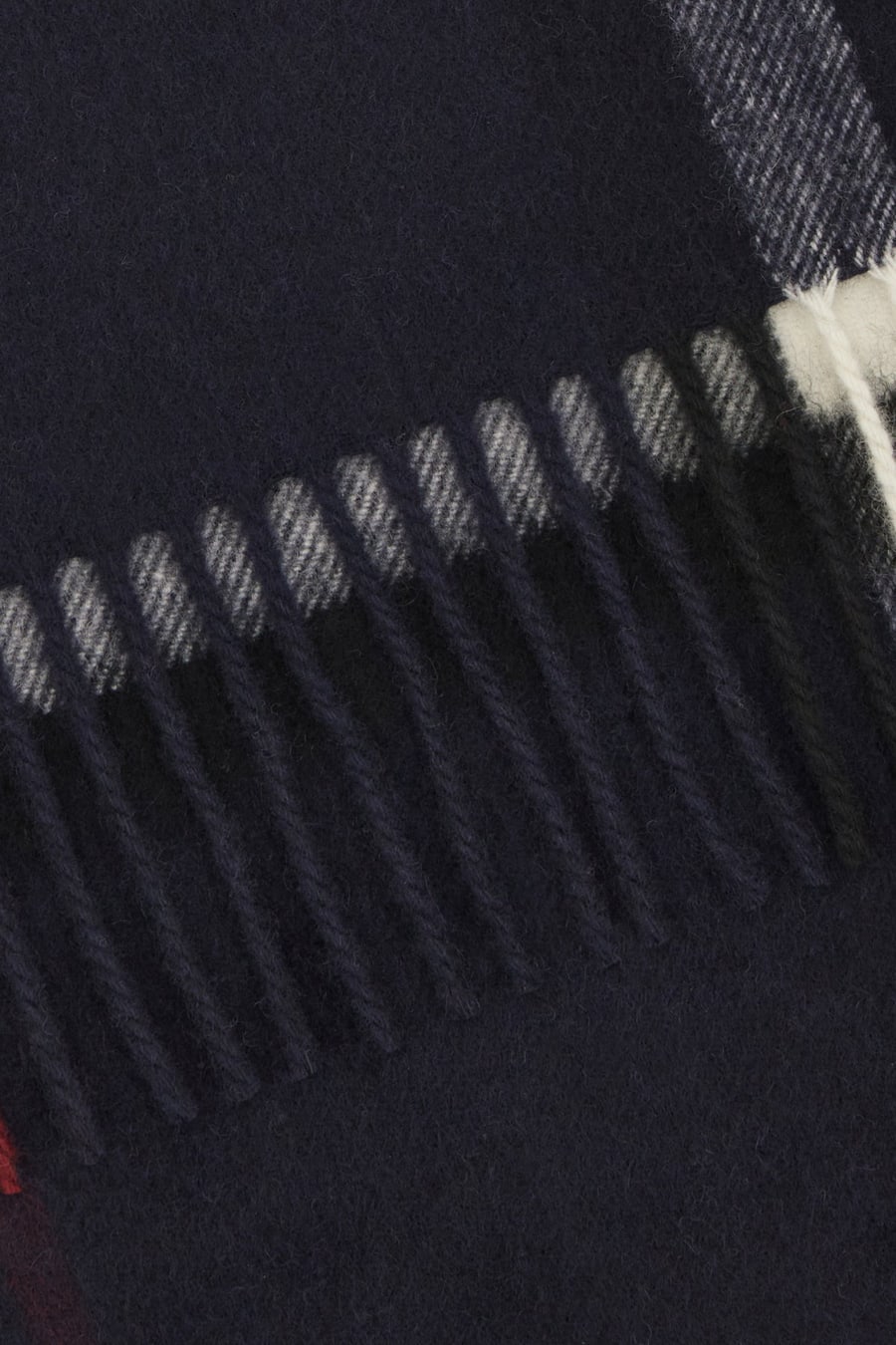 Burberry Sciarpa in cashmere ricamato, view 2
