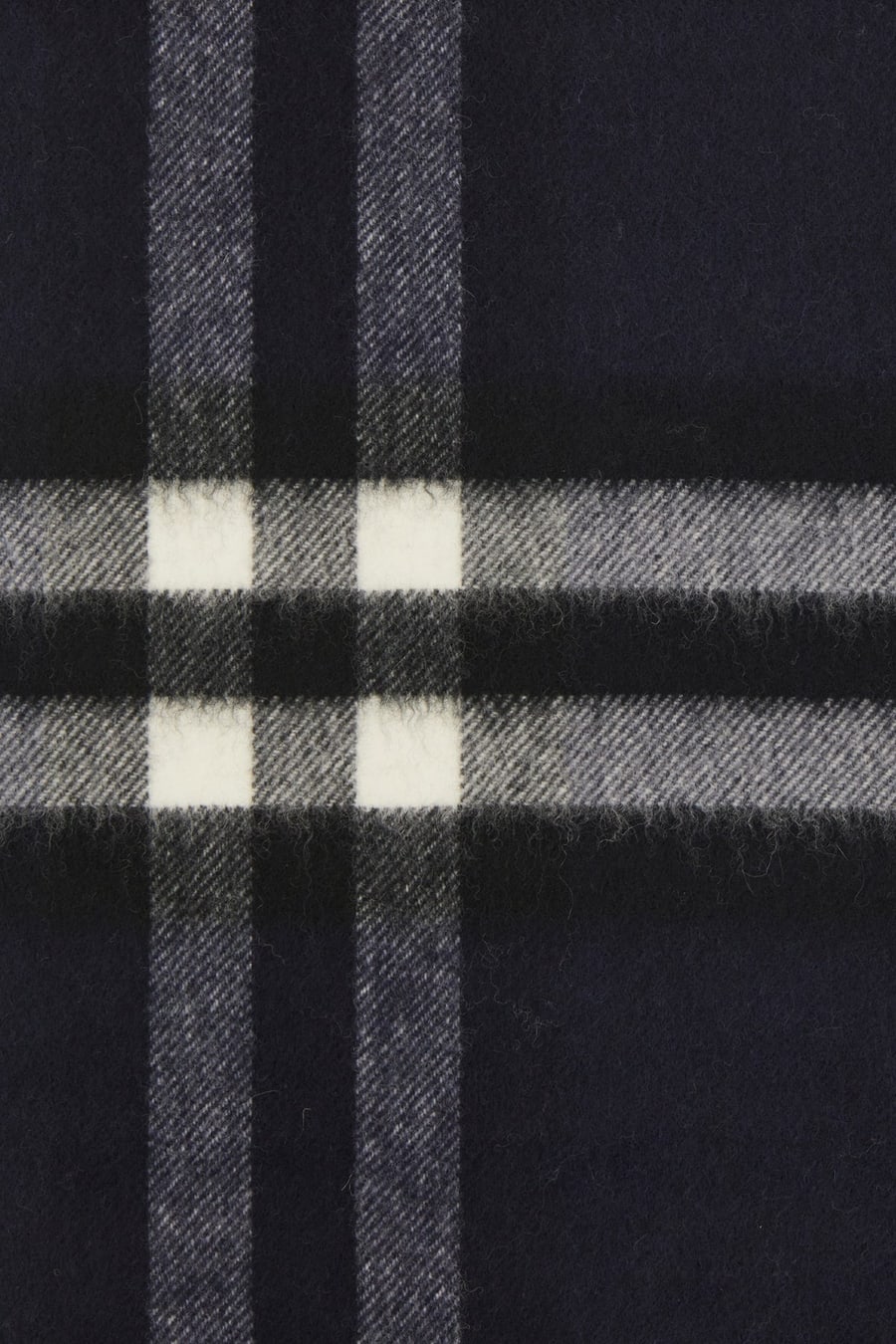 Burberry Sciarpa in cashmere ricamato, view 3