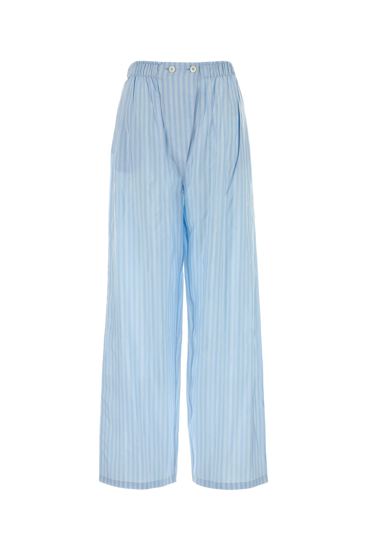 Prada Pantalone pigiama in seta ricamata