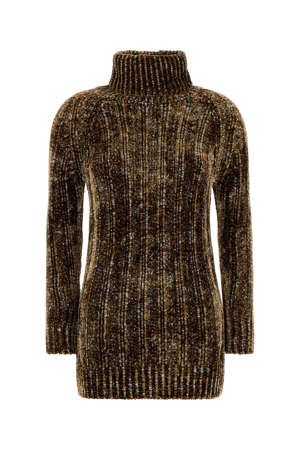 Dries Van Noten Abito maglione Tagic in ciniglia multicolor