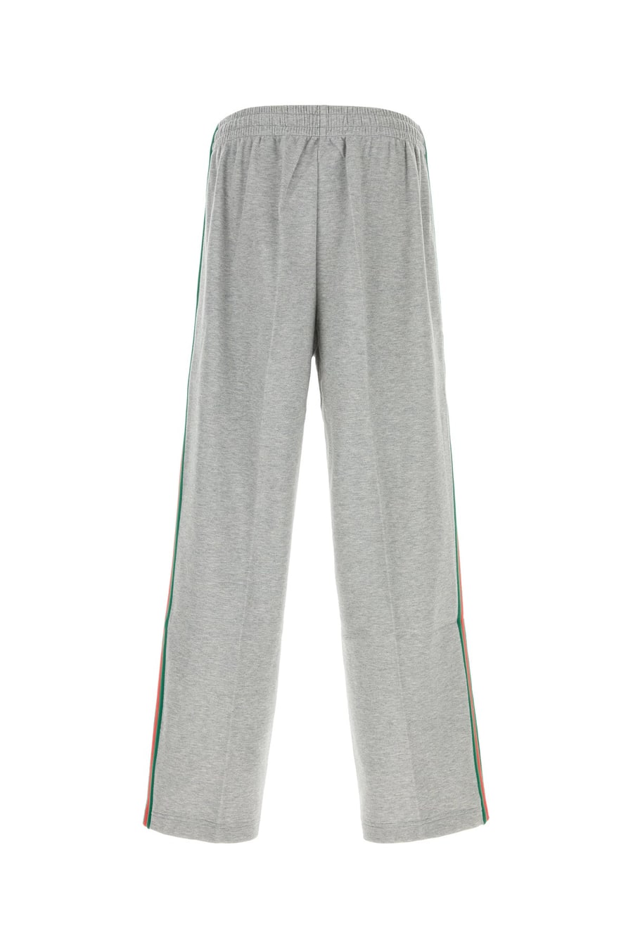 Gucci Pantalone jogging in misto cotone grigio, view 2