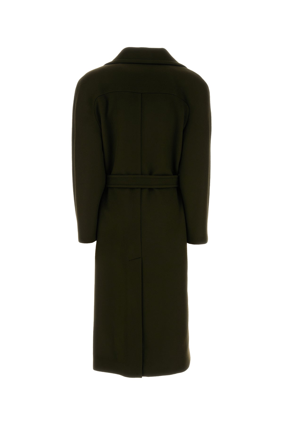 Stella McCartney Cappotto in lana verde bottiglia, view 2
