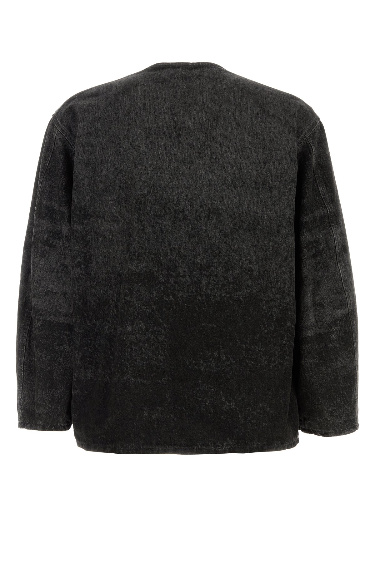 Diesel Giubbino in denim nero, view 2