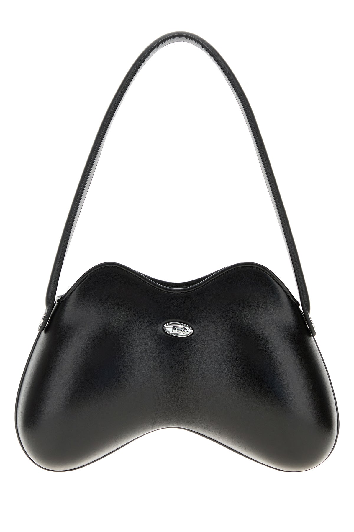 Diesel Borsa a spalla Double-D in similpelle nera