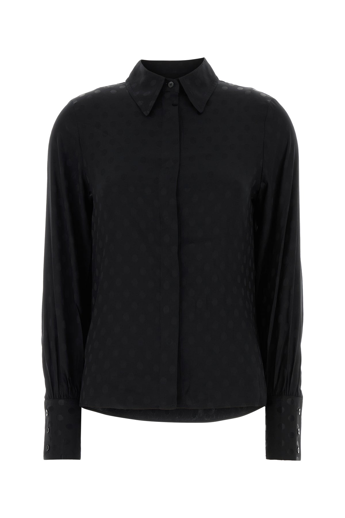 Isabel Marant Camicia Teysa in seta stretch nera